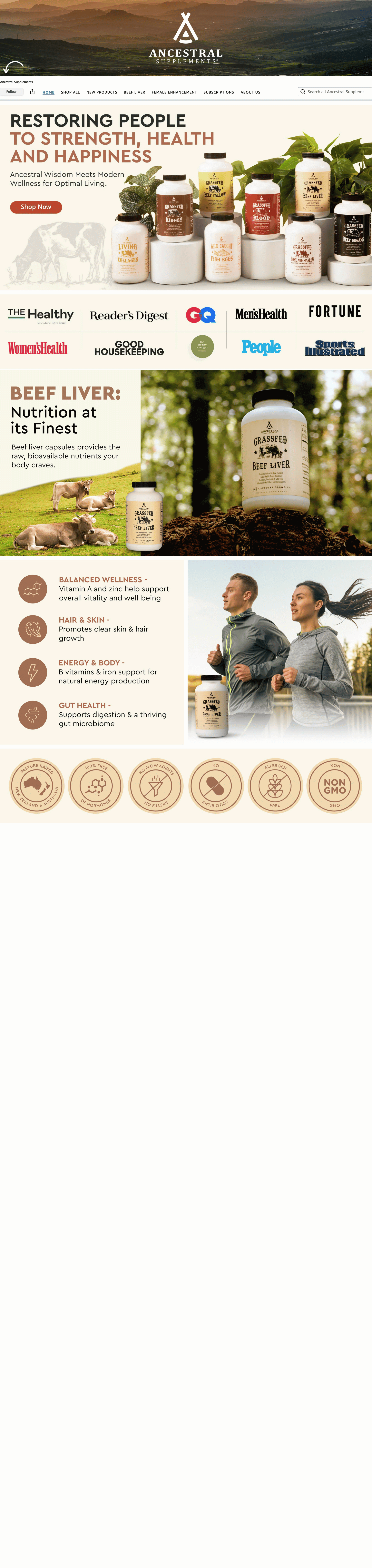 Ancestral Supplements