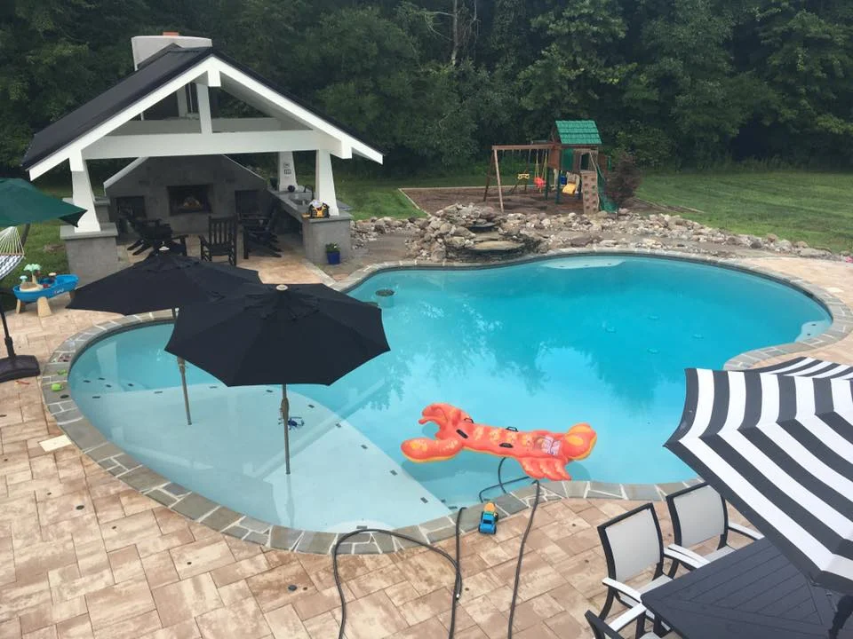 baby swimming pool with umbrella