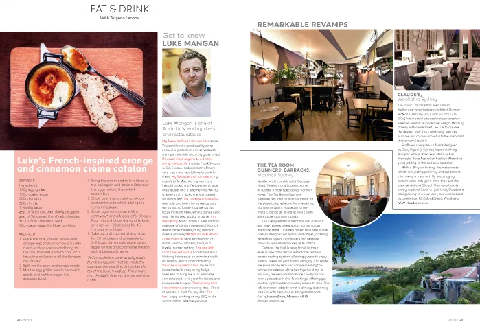 Eat &amp; Drink with Tatyana Leonov