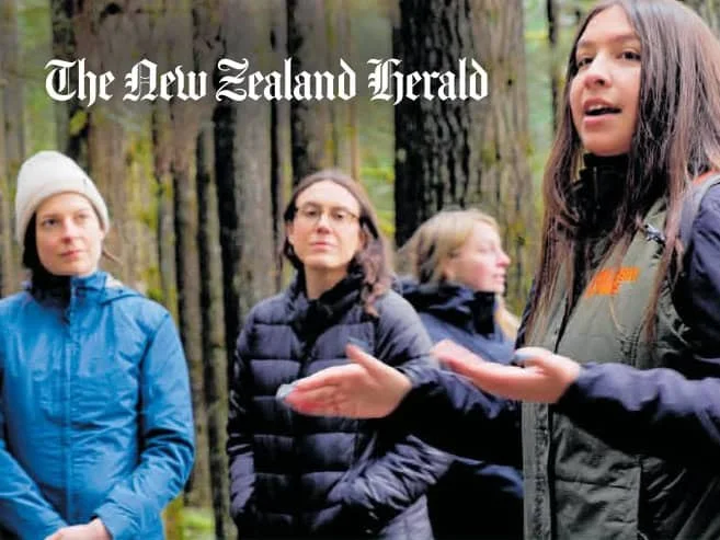 At one with the trees