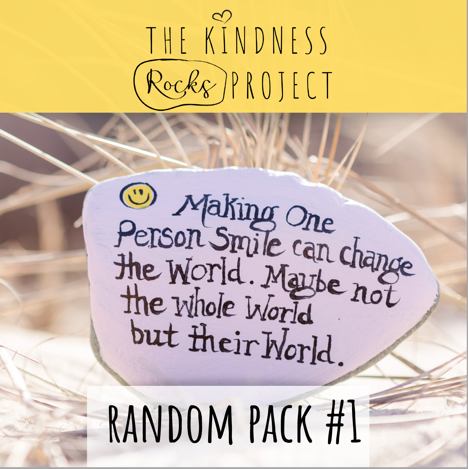 Pack 1 - Kindness Art of Kindness Rocks Cards