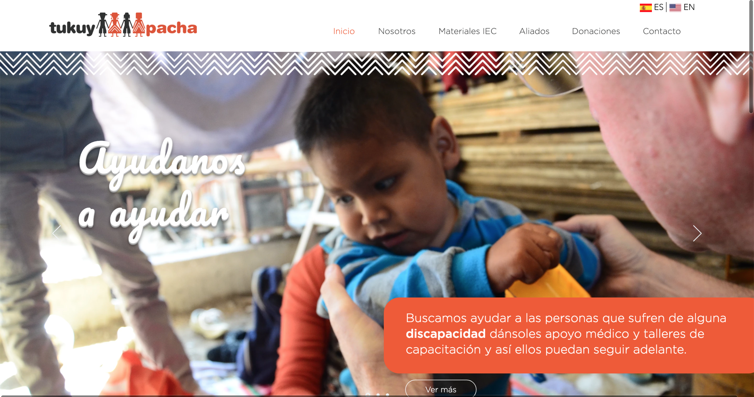 Screenshot of the new web page, accessed August 24, 2018.