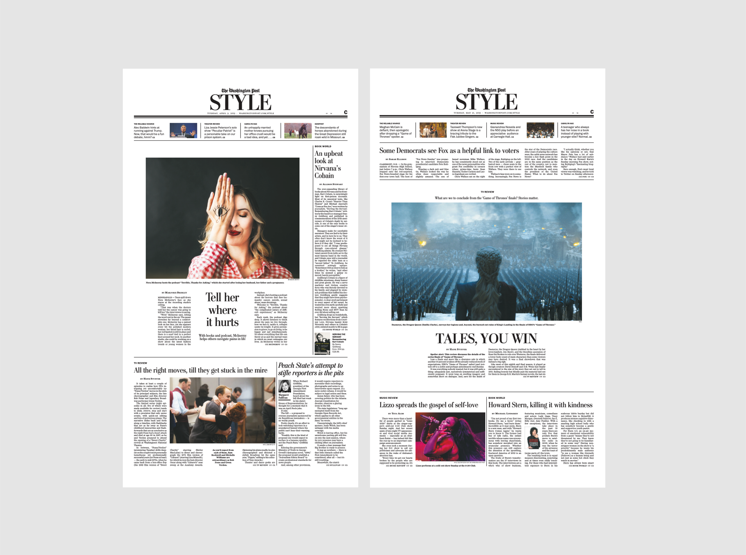 Style covers.