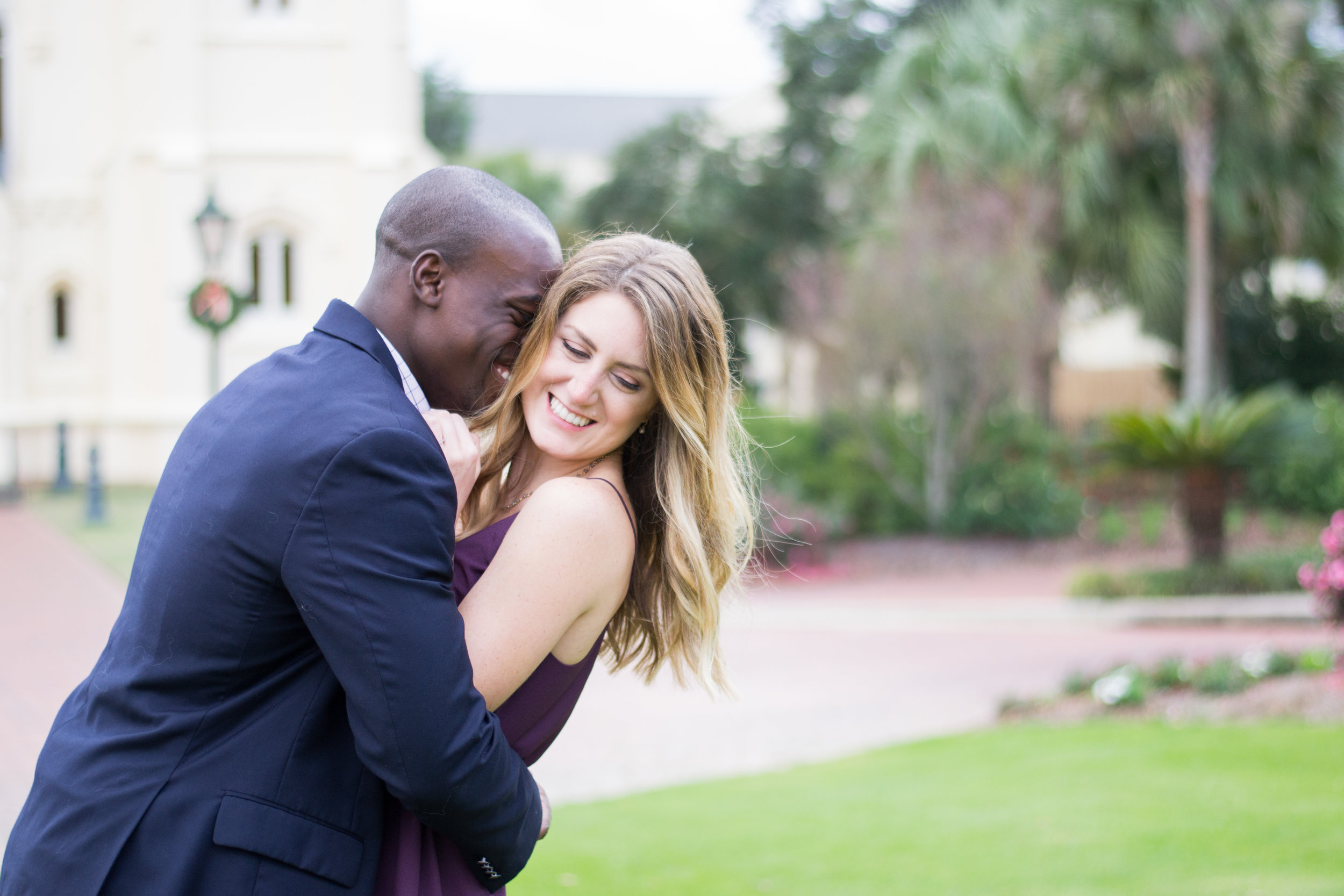 Spring Hill College Engagement Photoshoot Photographed by Kristen Grubb Photography