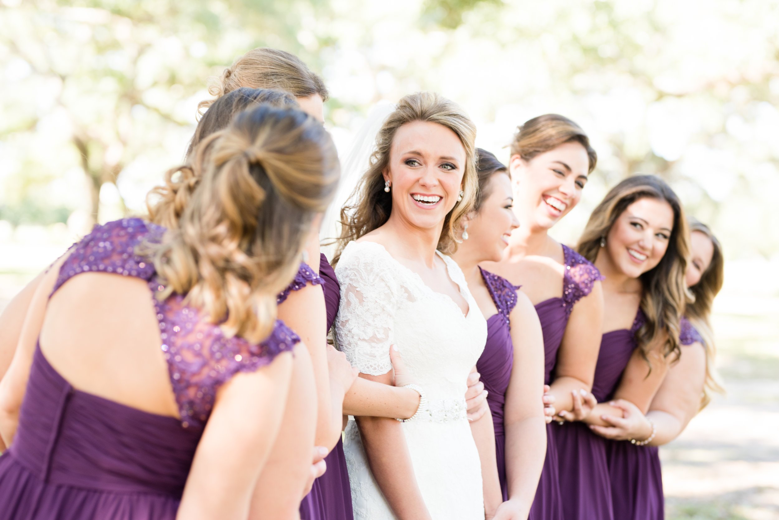 Church Wedding + Mobile Botanical Gardens Reception Photographed by Kristen Grubb Photography