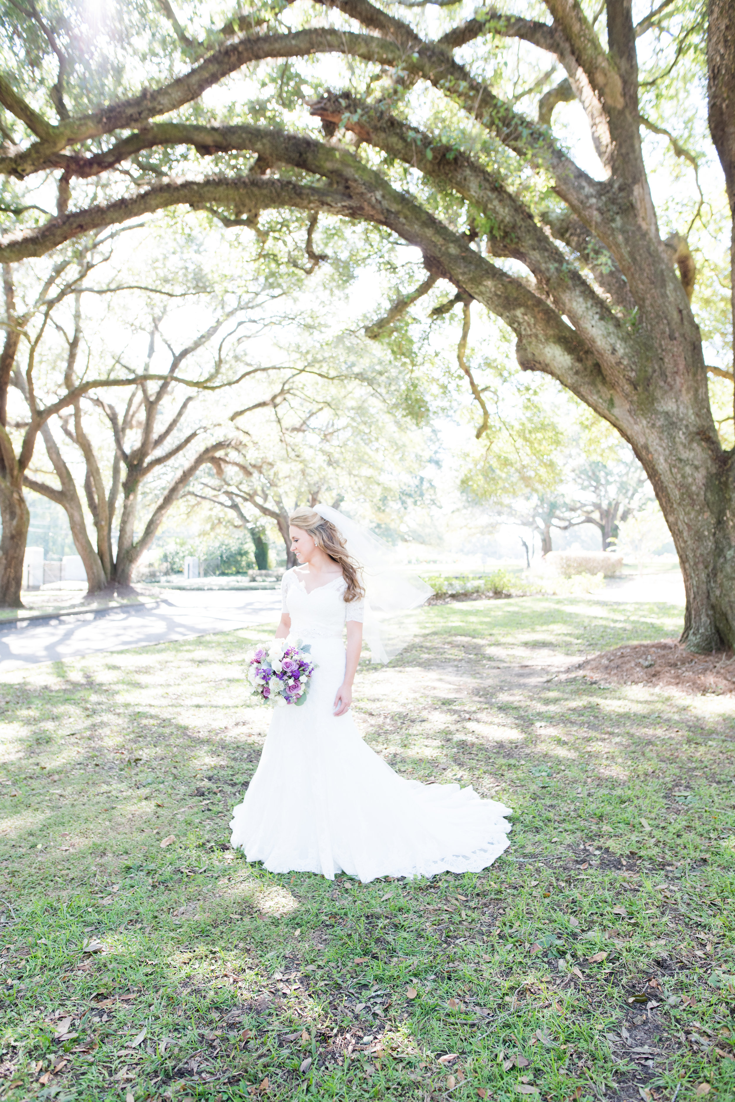 Church Wedding + Mobile Botanical Gardens Reception Photographed by Kristen Grubb Photography