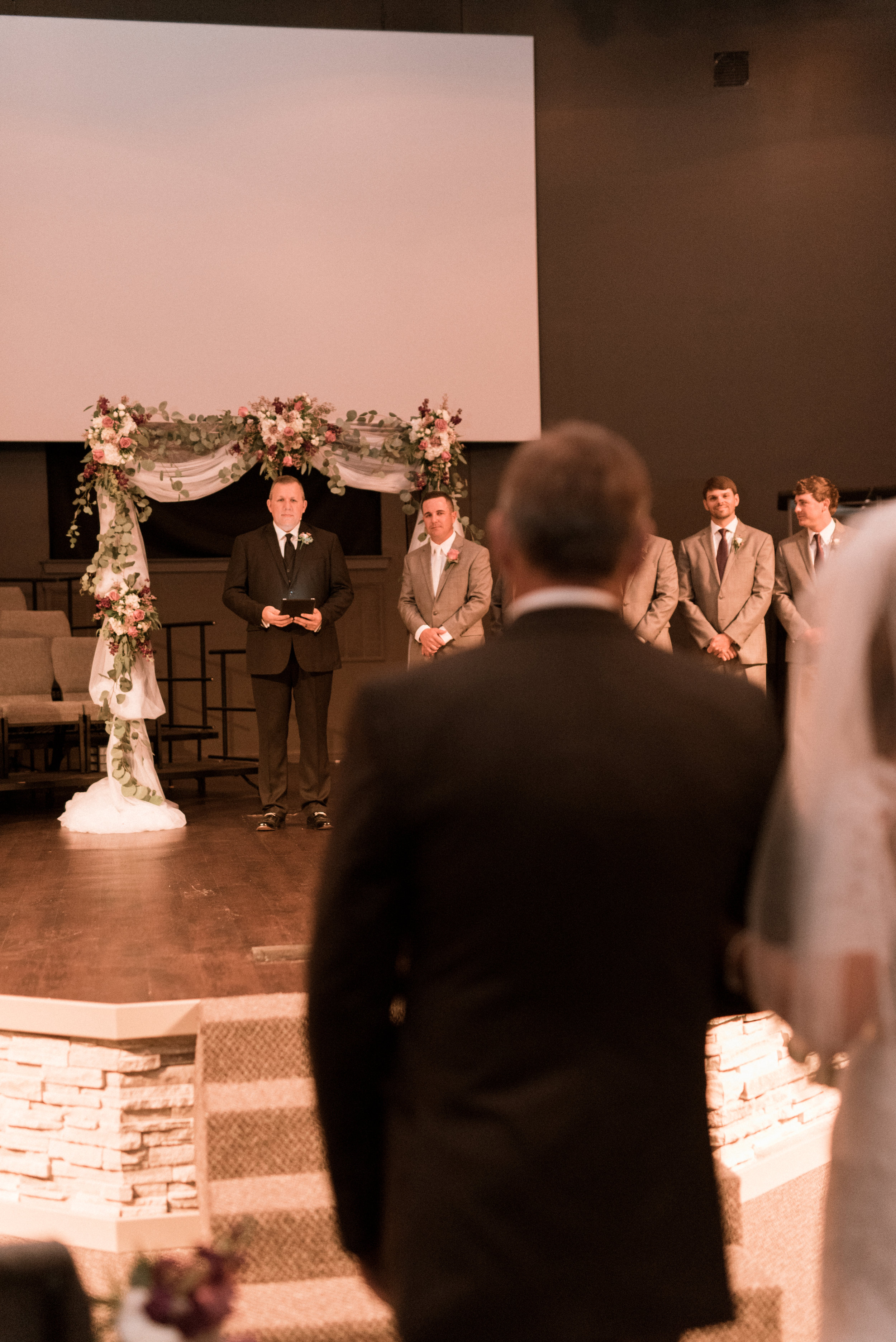 Church Wedding + Mobile Botanical Gardens Reception Photographed by Kristen Grubb Photography