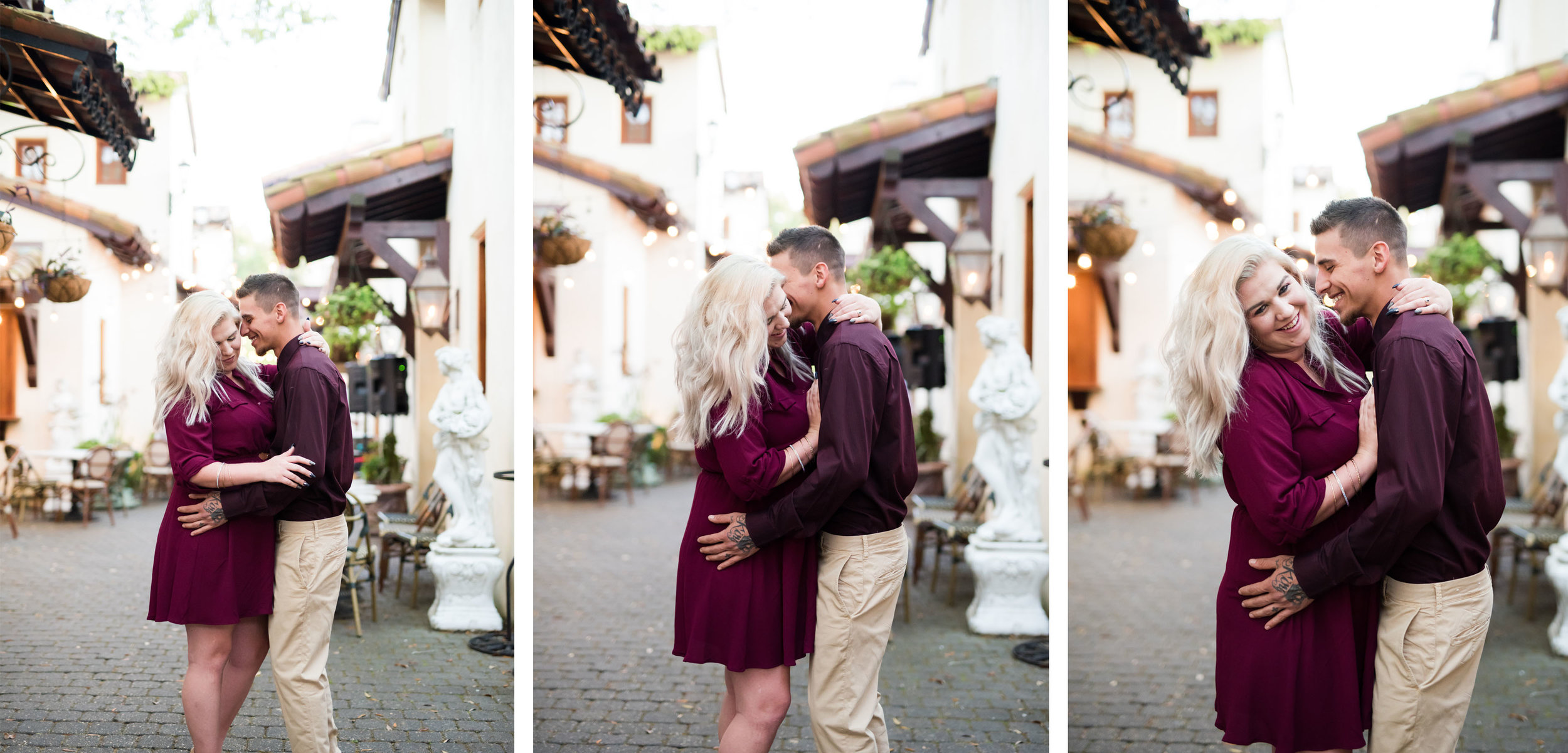 Downtown Fairhope Engagement Photoshoot by Kristen Grubb Photography