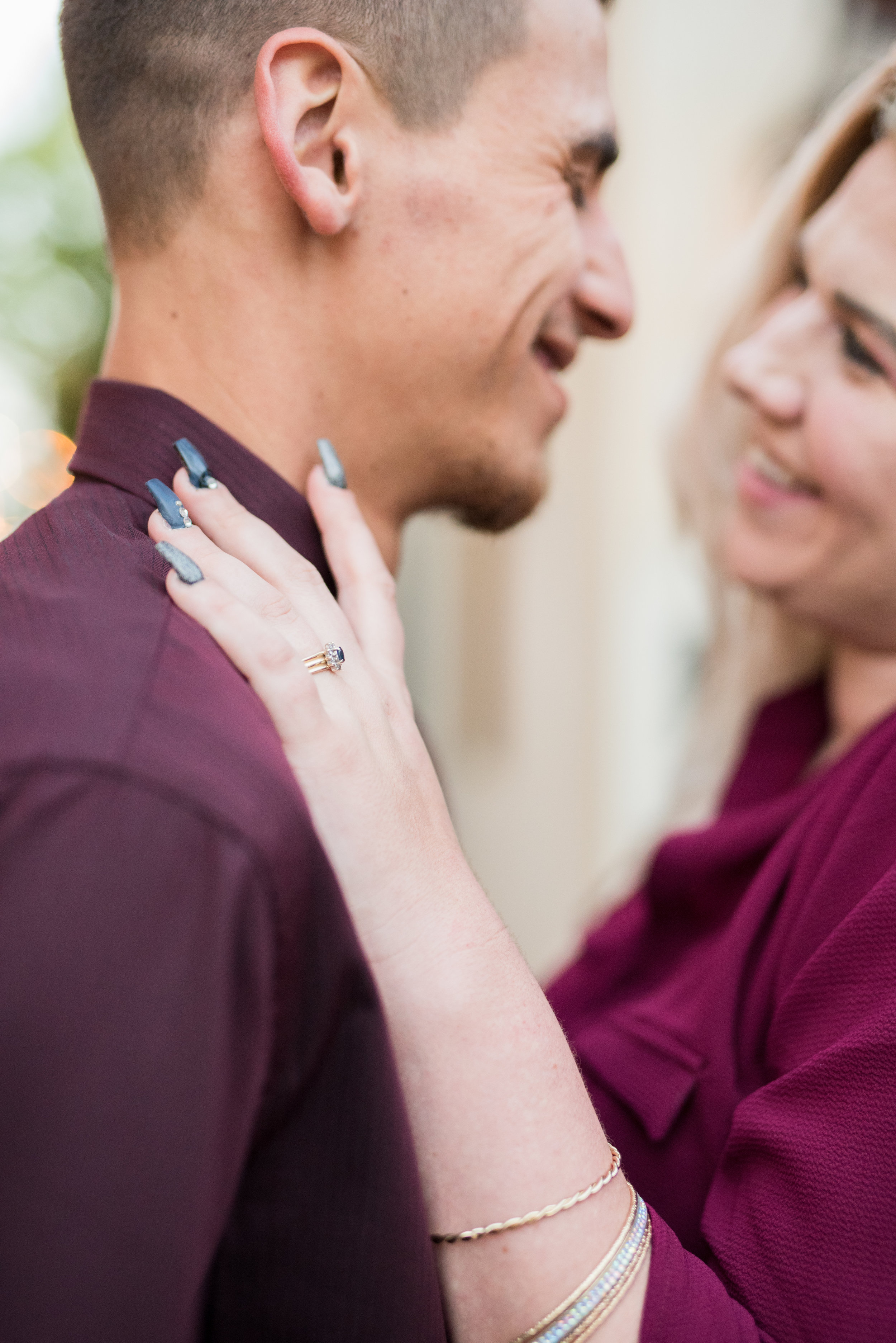 Downtown Fairhope Engagement Photoshoot by Kristen Grubb Photography