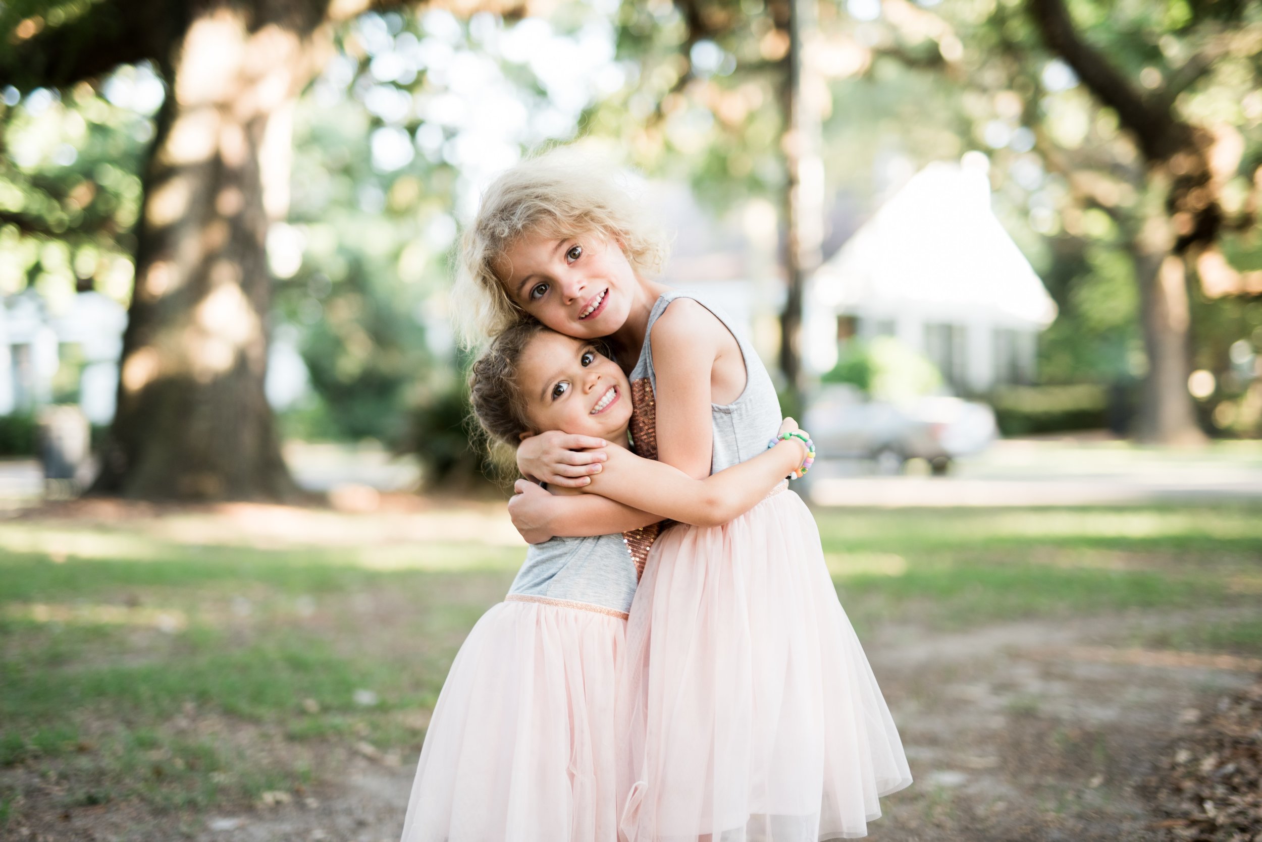 Downtown Mobile Alabama Family Portraits in Washington Square by Kristen Grubb Photography