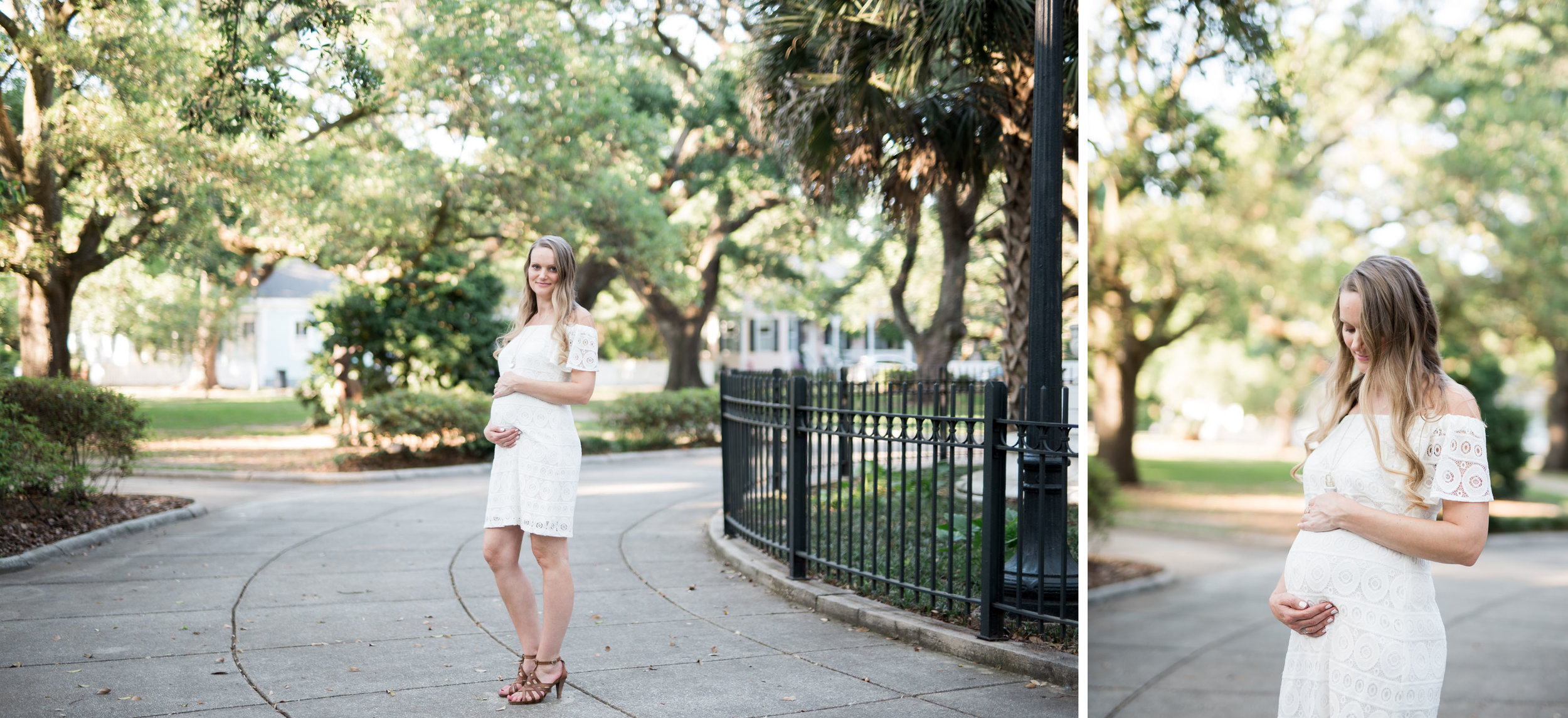 Downtown Mobile Alabama Family Portraits in Washington Square by Kristen Grubb Photography