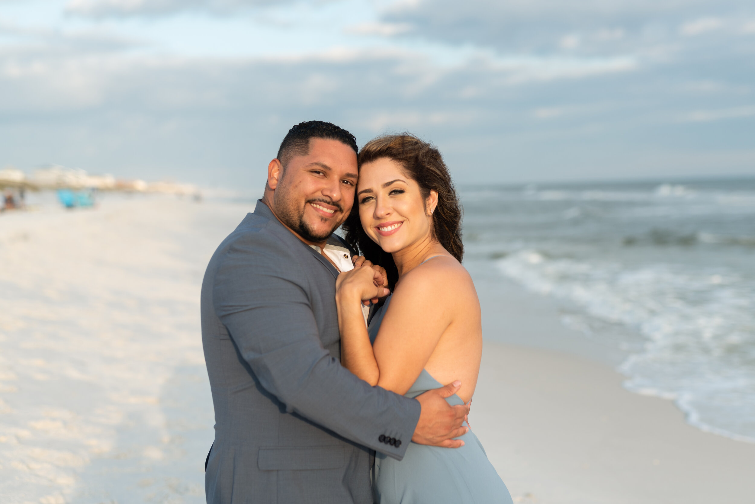 Pensacola Beach Engagement Photoshoot by Kristen Marcus Photography