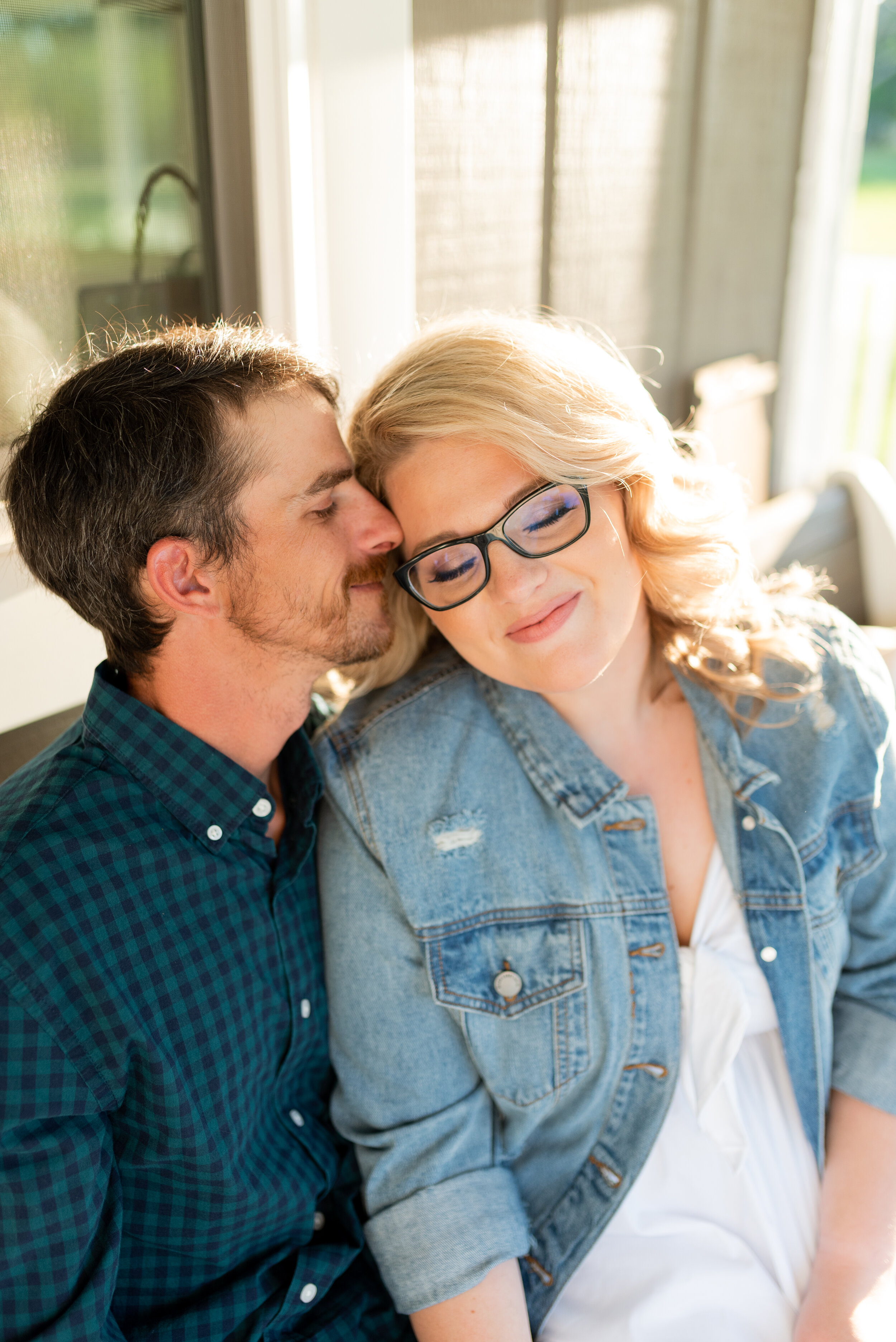 Mobile Alabama Home Engagement Session Photography Photographed by Kristen Marcus Photography