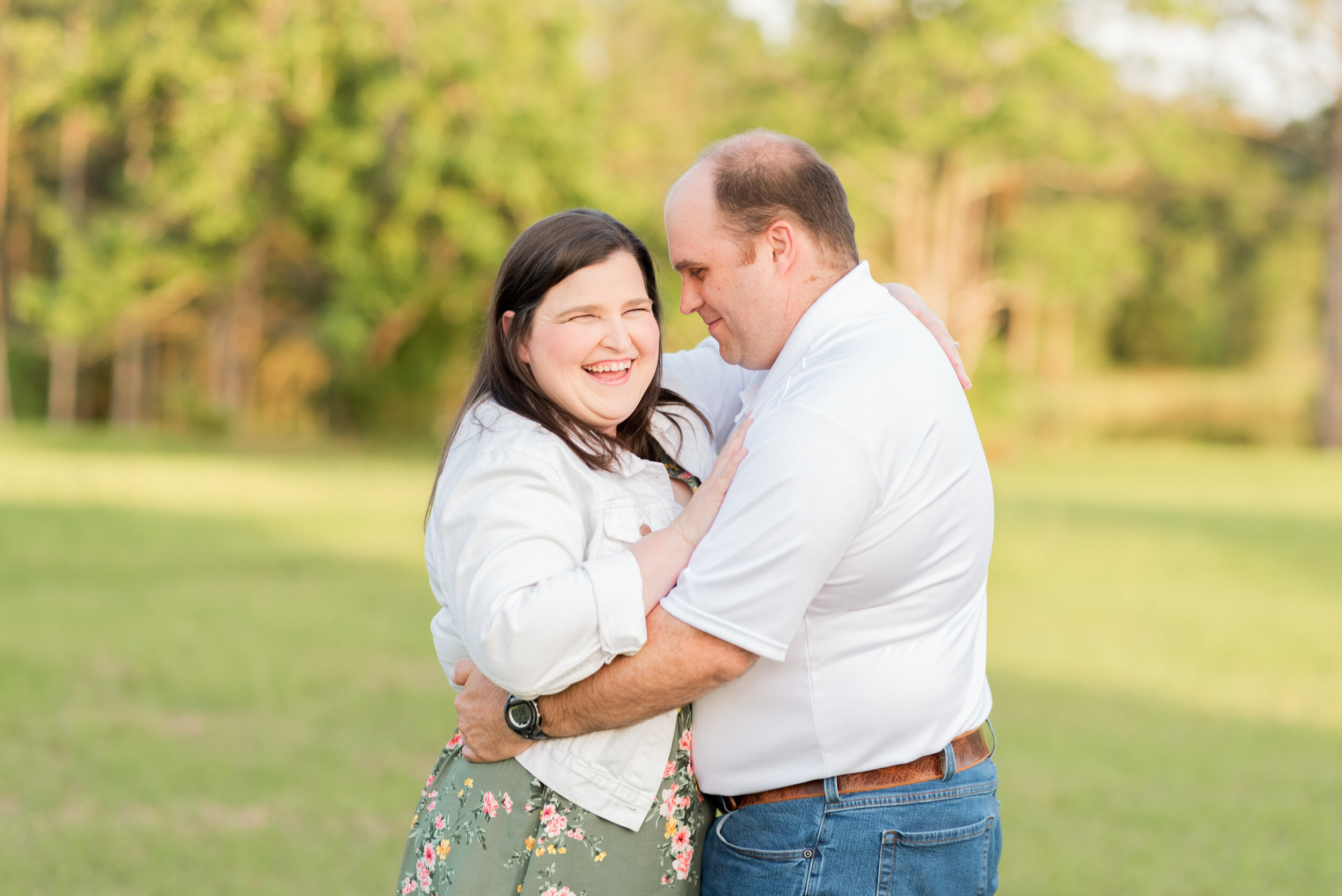 Bay Minette, Alabama Backyard Engagement Session Portraits Photography Photographed by Kristen Marcus Photography