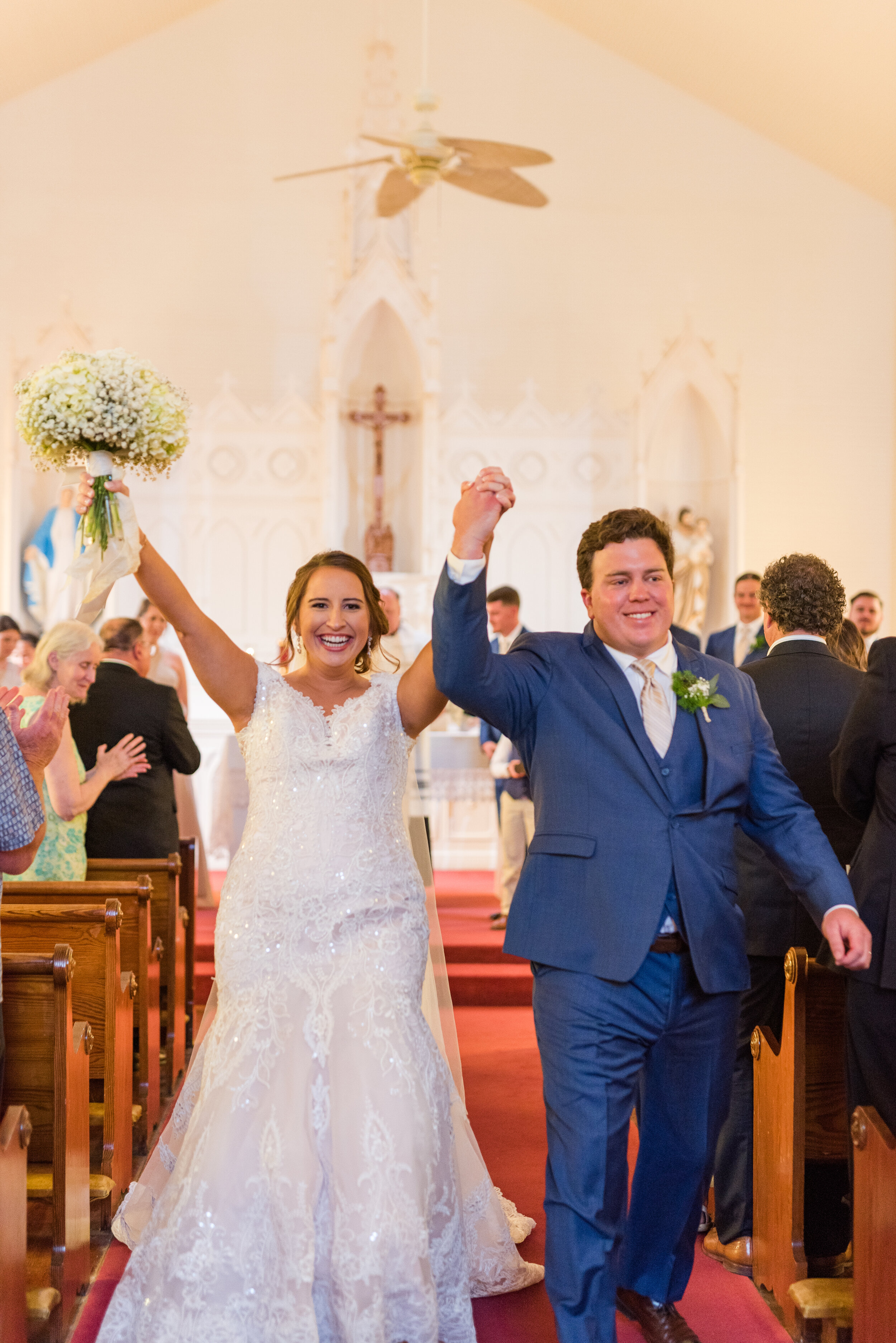 Sacred Heart Chapel Wedding and The Venue in Fairhope Alabama Wedding Photography Photographed by Kristen Marcus Photography