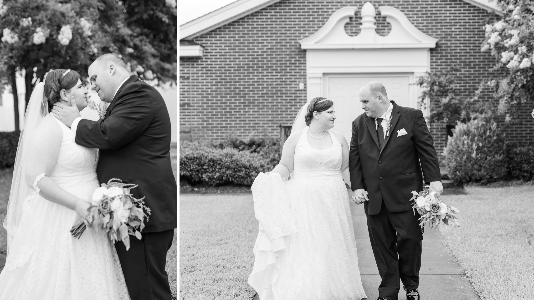Bay Minette Alabama Wedding Photography Bride and Groom’s Couple Portraits Photographed by Kristen Marcus Photography