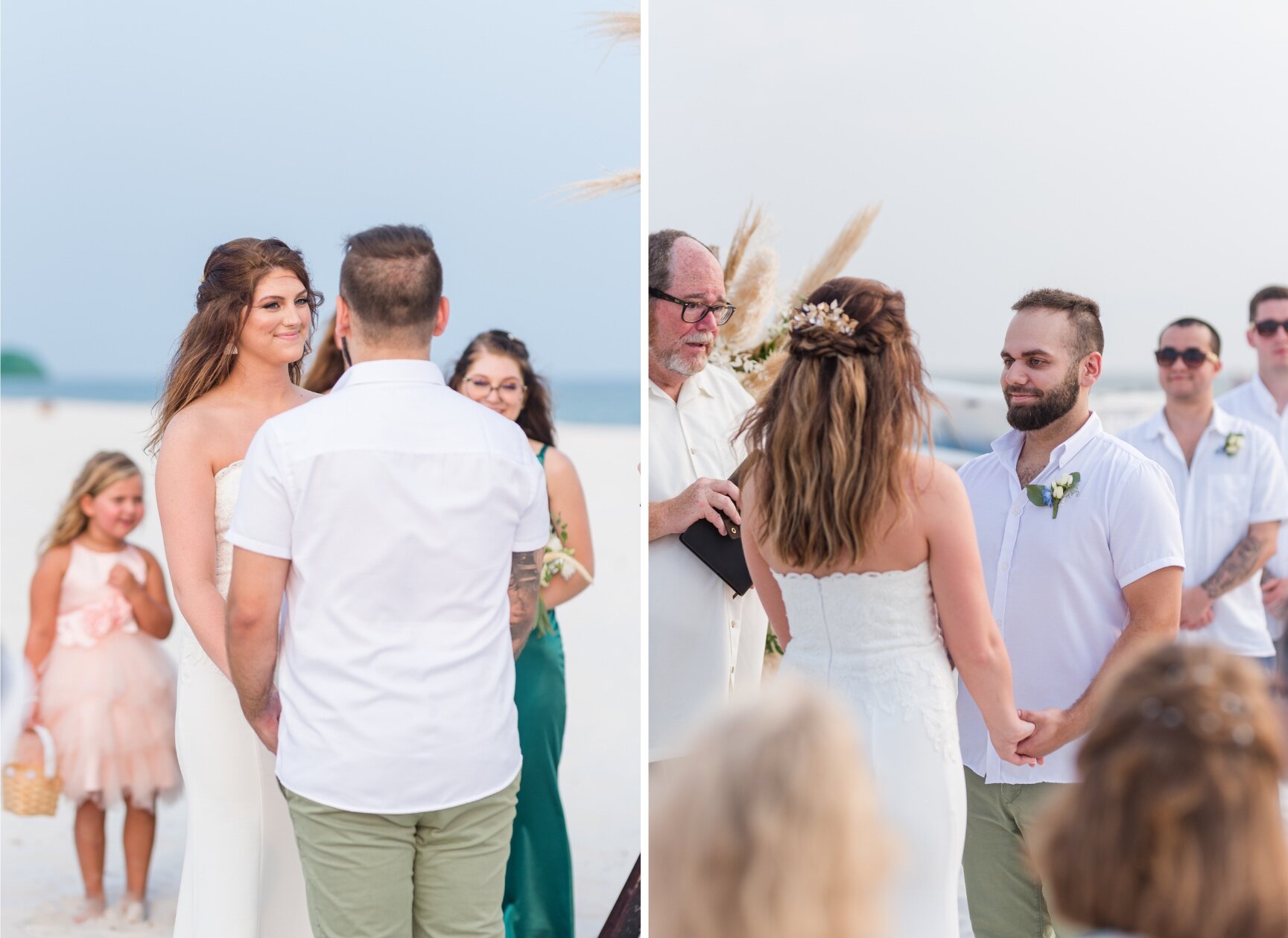 July Orange Beach Wedding Ceremony Photographed by Kristen Marcus Photography