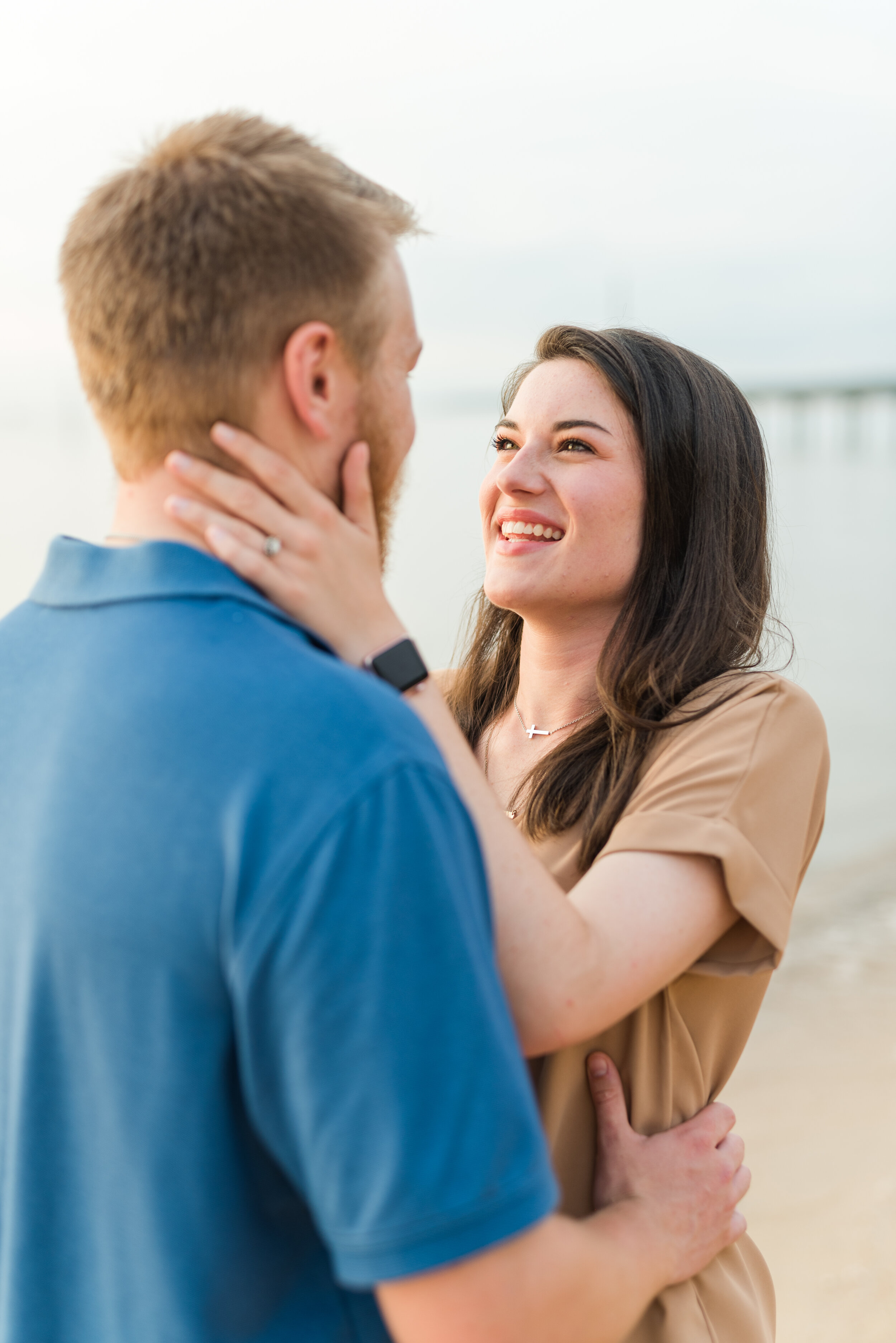 August Fairhope Pier Engagement Session Photography Photographed by Kristen Marcus Photography