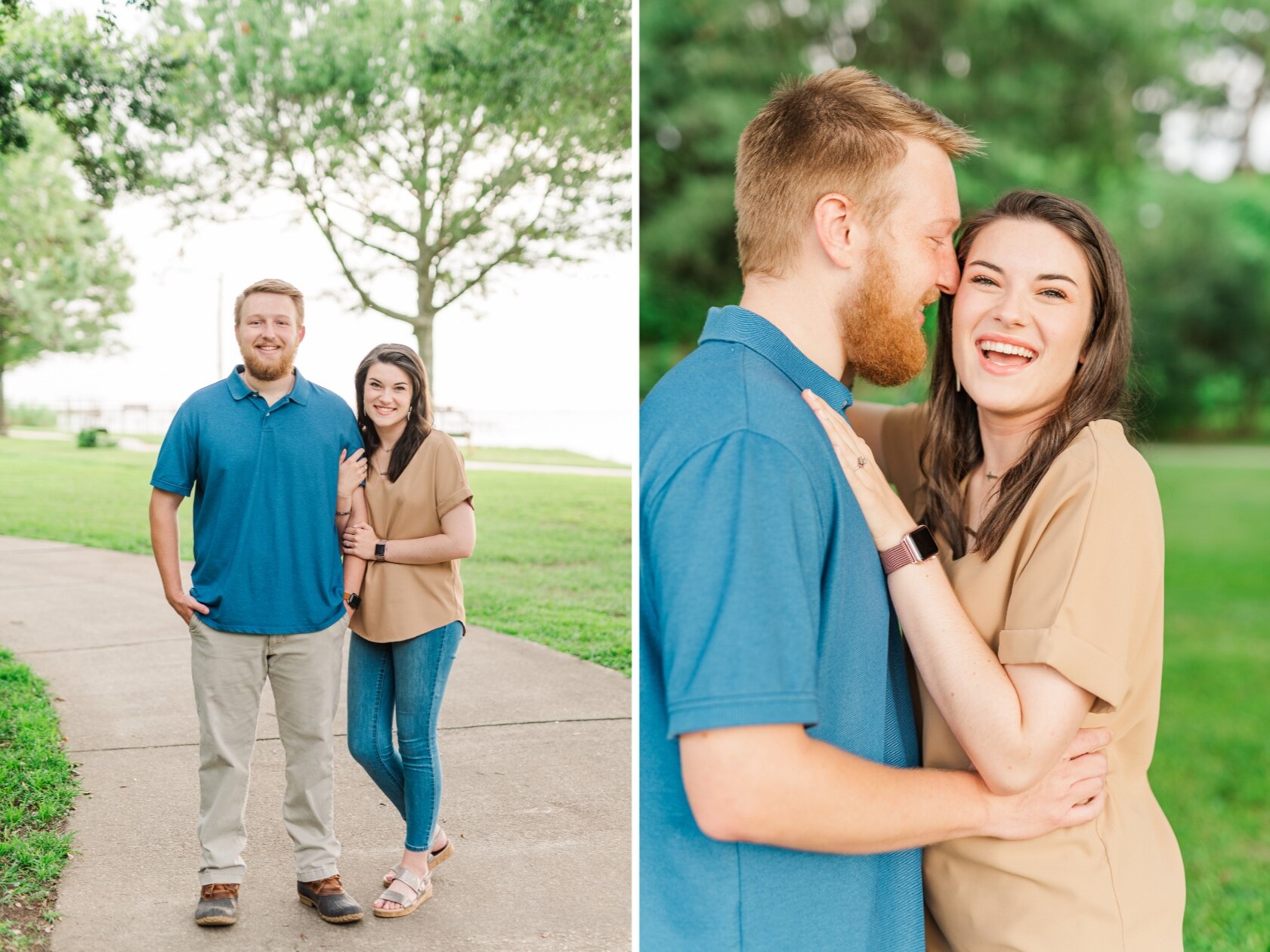 August Fairhope Pier Engagement Session Photography Photographed by Kristen Marcus Photography