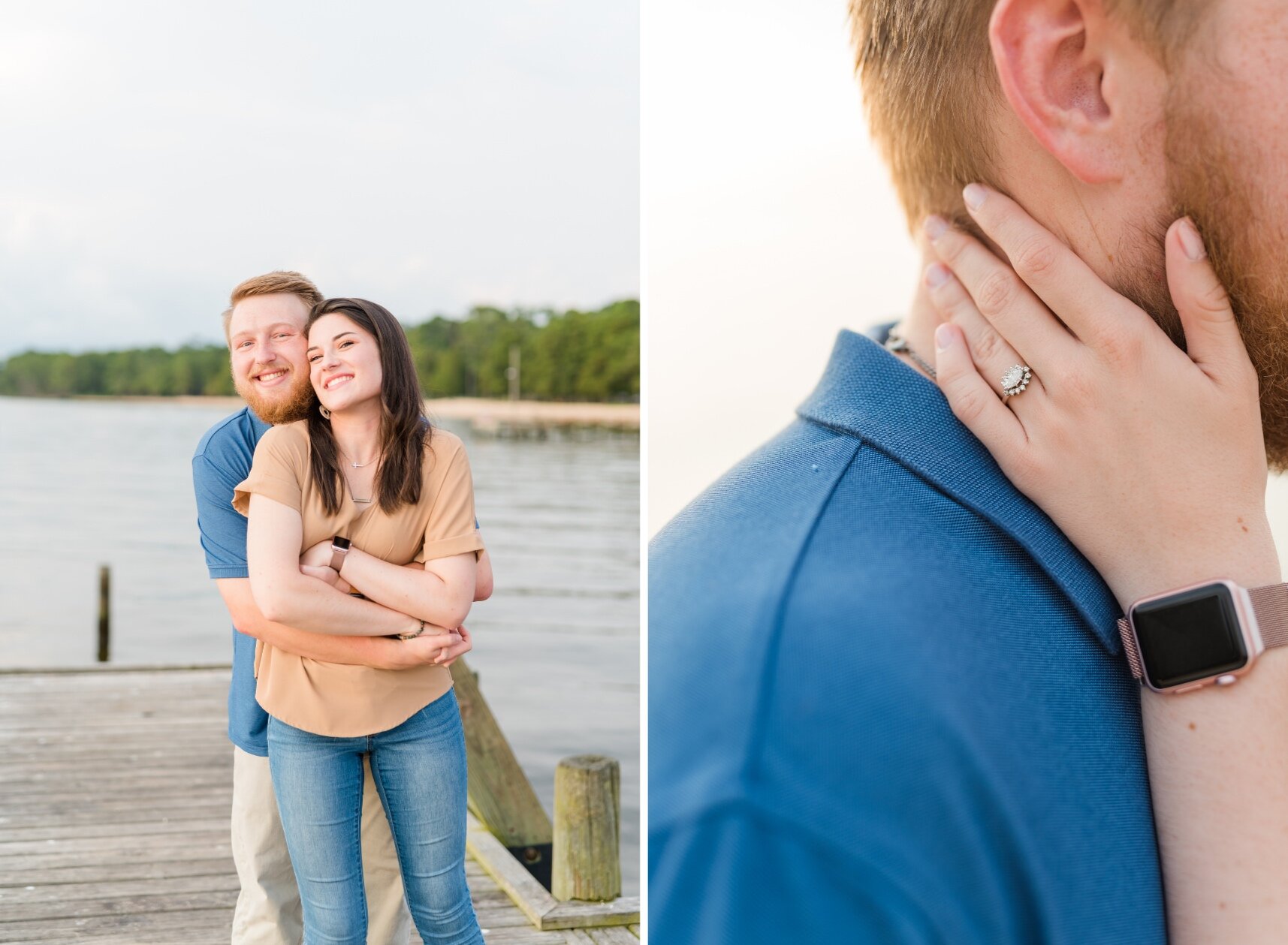 August Fairhope Pier Engagement Session Photography Photographed by Kristen Marcus Photography