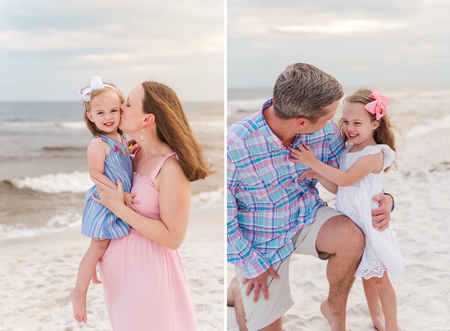 Orange Beach Alabama Family Photoshoot on the beach Photographed by Kristen Marcus Photography