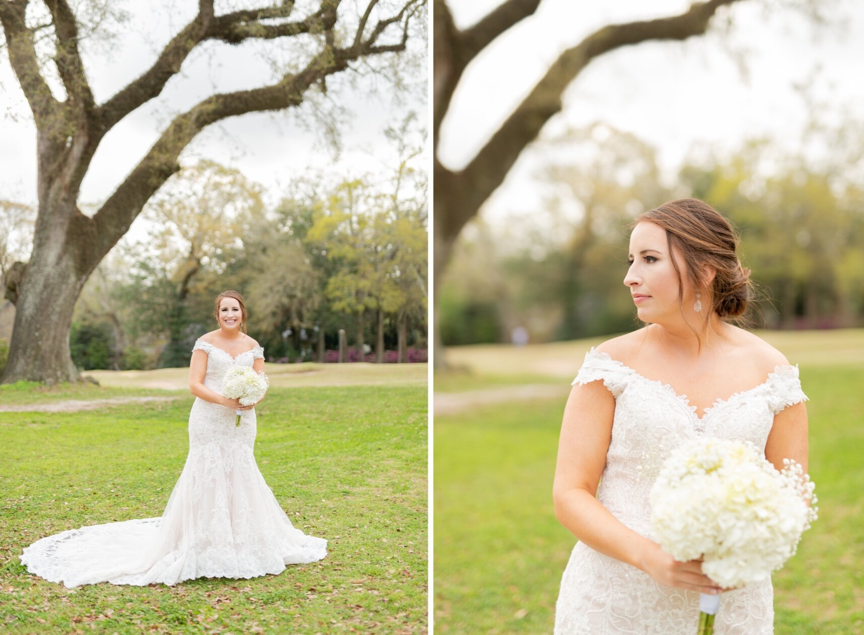 Spring Hill College Bridal Portraits Photographed by Kristen Marcus Photography