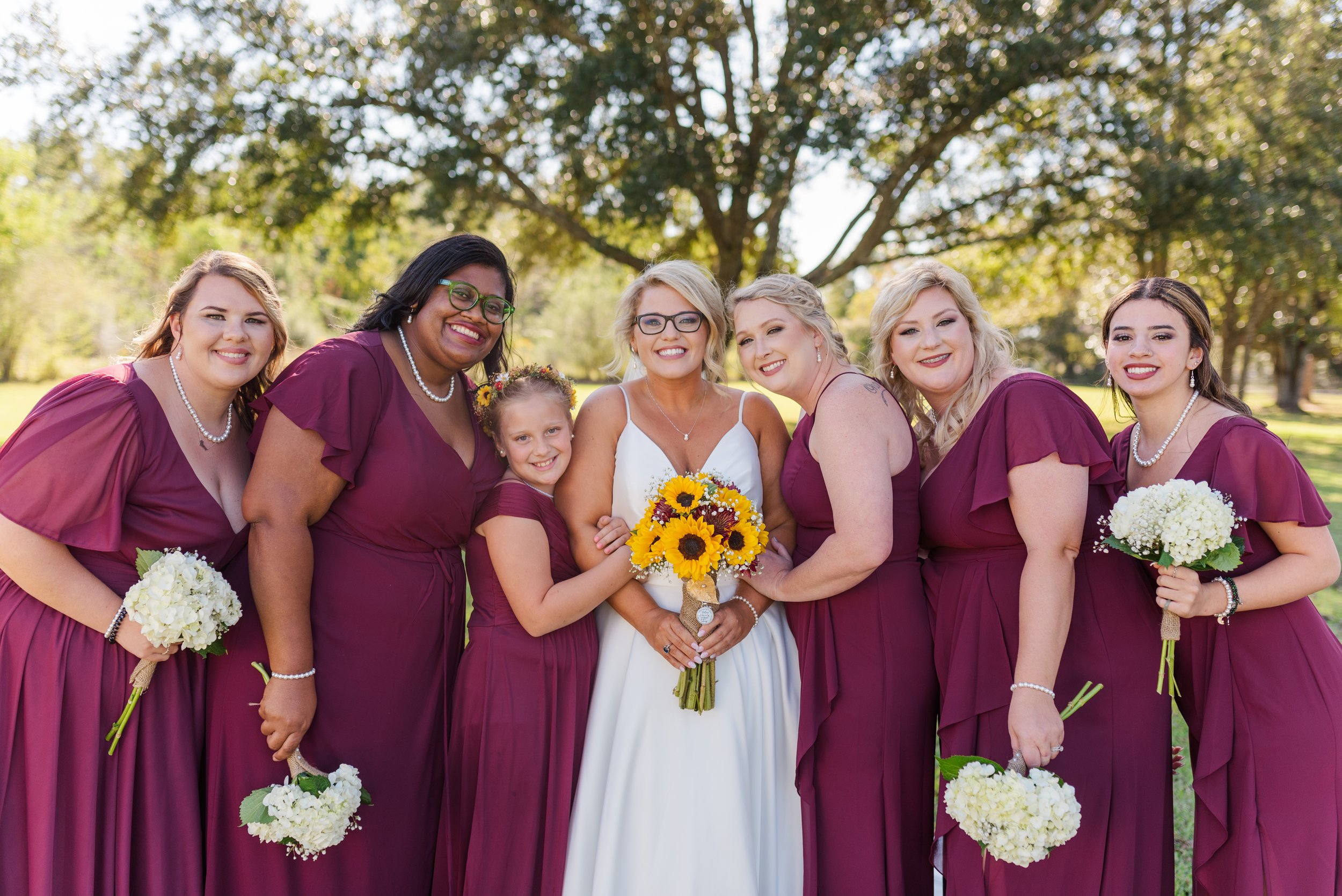 Intimate Fall Back / Front Yard Wedding in Mobile Alabama in October Photographed by Kristen Marcus Photography