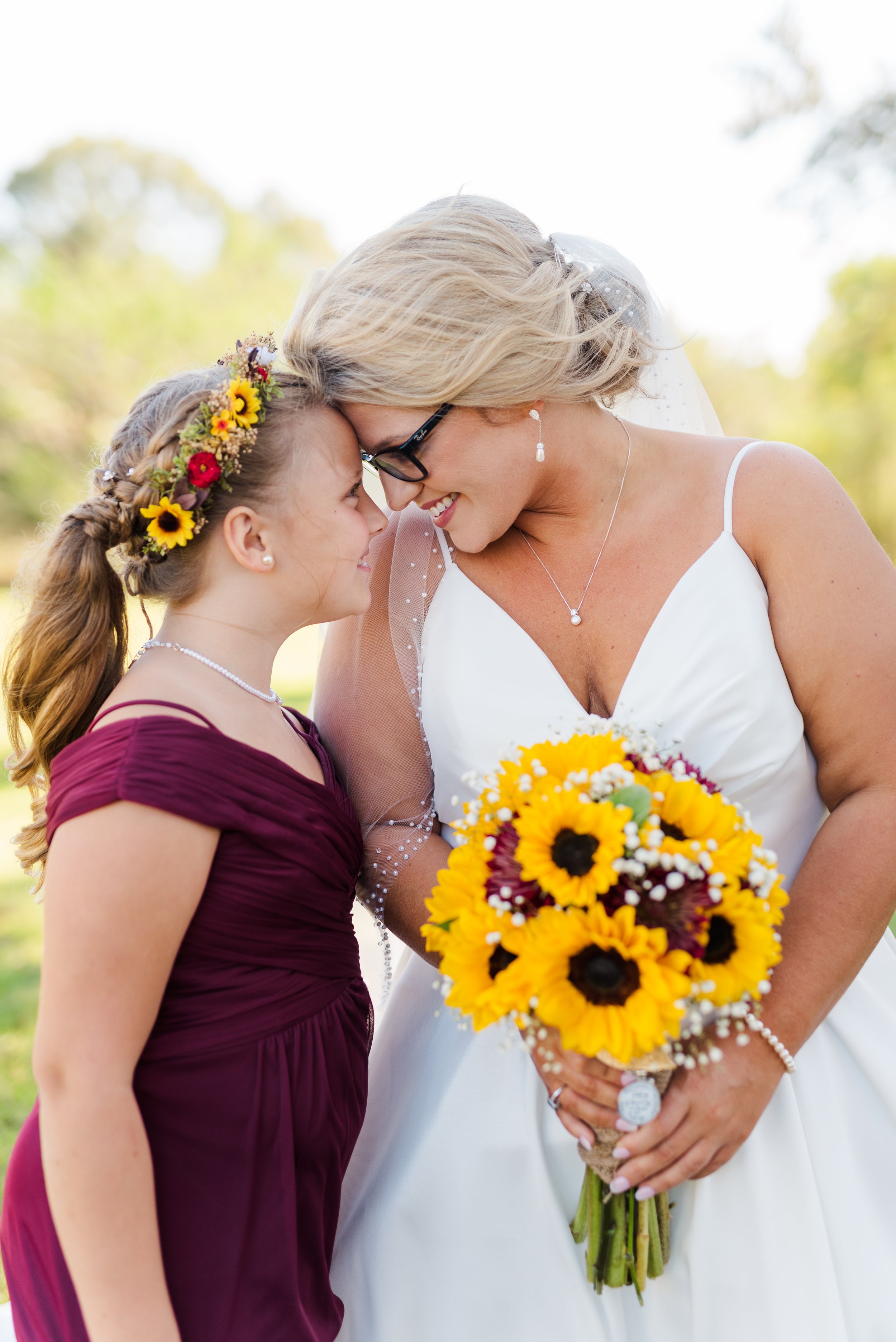 Intimate Fall Back / Front Yard Wedding in Mobile Alabama in October Photographed by Kristen Marcus Photography