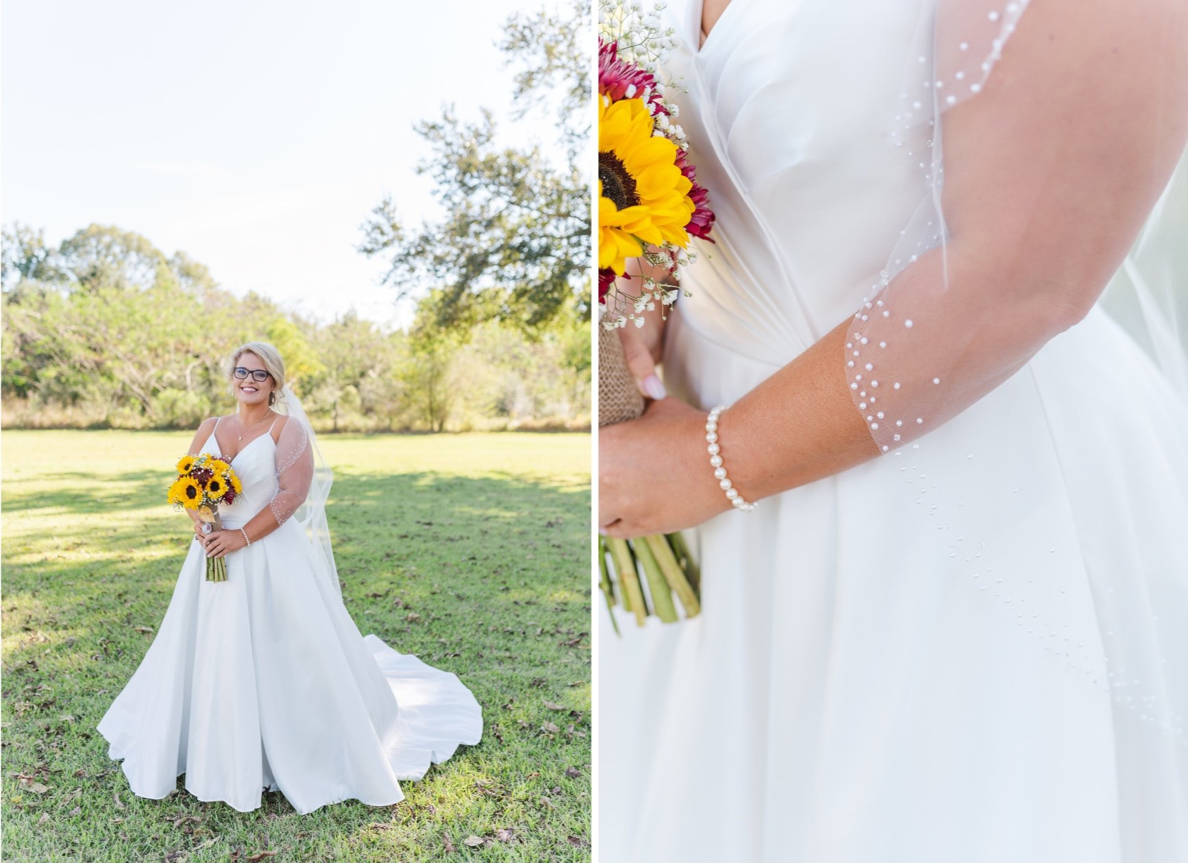 Intimate Fall Back / Front Yard Wedding in Mobile Alabama in October Photographed by Kristen Marcus Photography