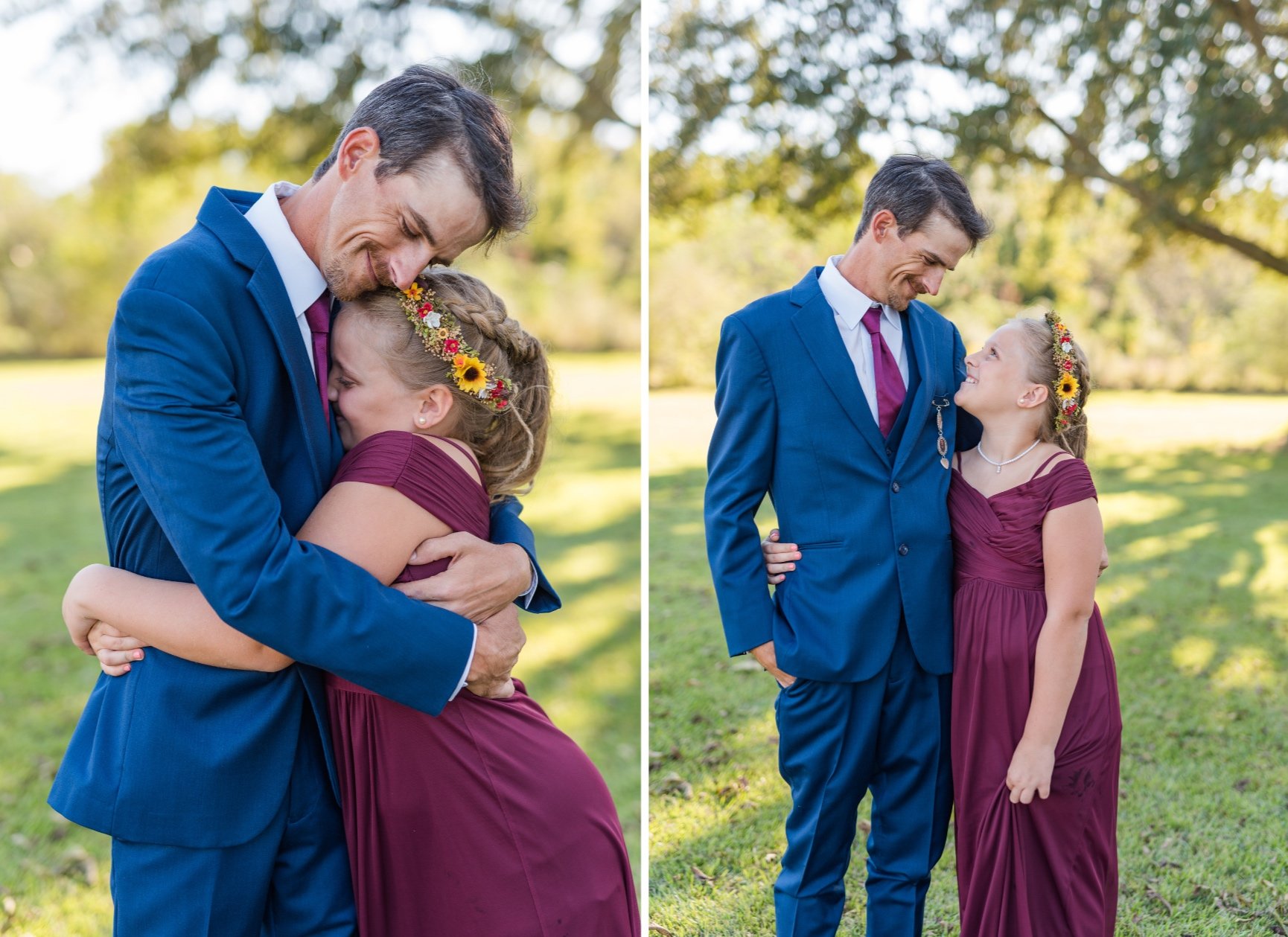 Intimate Fall Back / Front Yard Wedding in Mobile Alabama in October Photographed by Kristen Marcus Photography