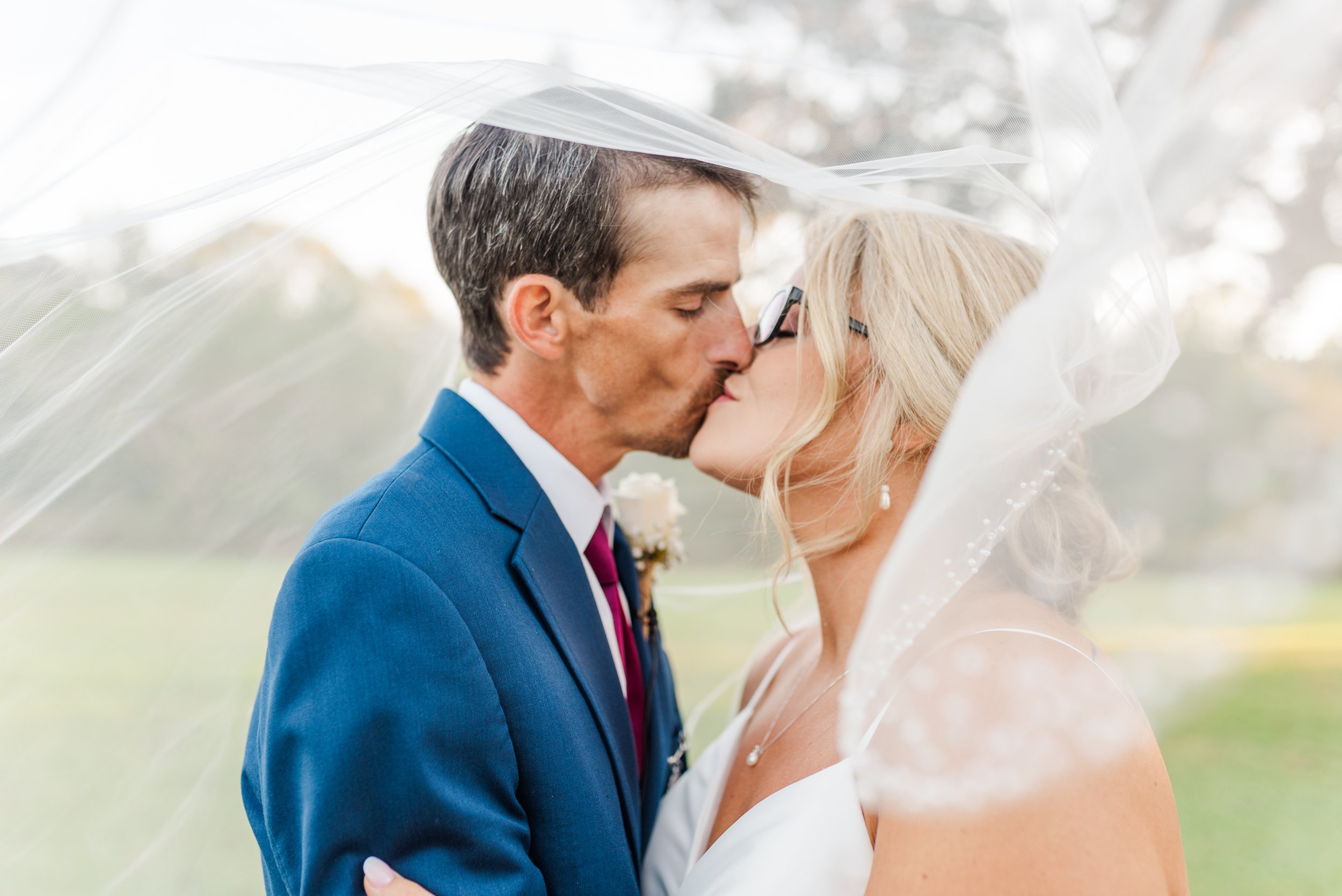 Intimate Fall Back / Front Yard Wedding in Mobile Alabama in October Photographed by Kristen Marcus Photography