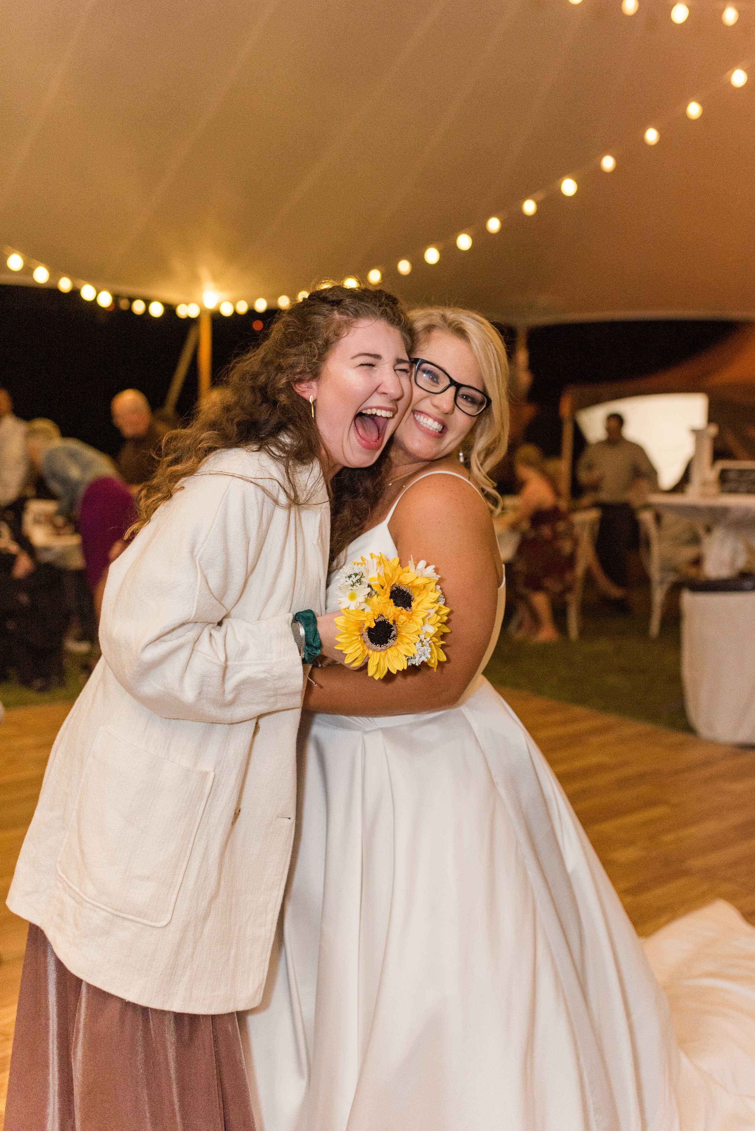 Intimate Fall Back / Front Yard Wedding in Mobile Alabama in October Photographed by Kristen Marcus Photography