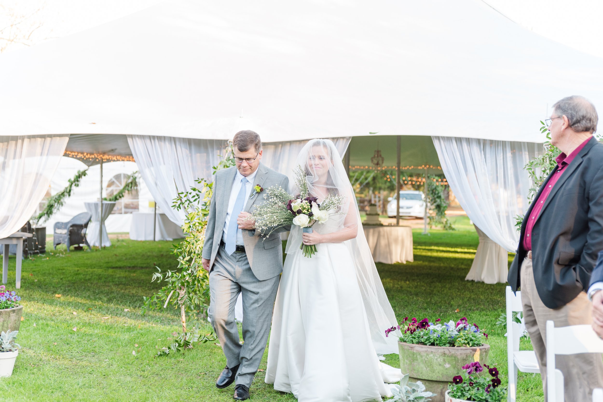 Garden Party Wedding Theme in Greenville, Alabama (AL) Photographed by Kristen Marcus Photography