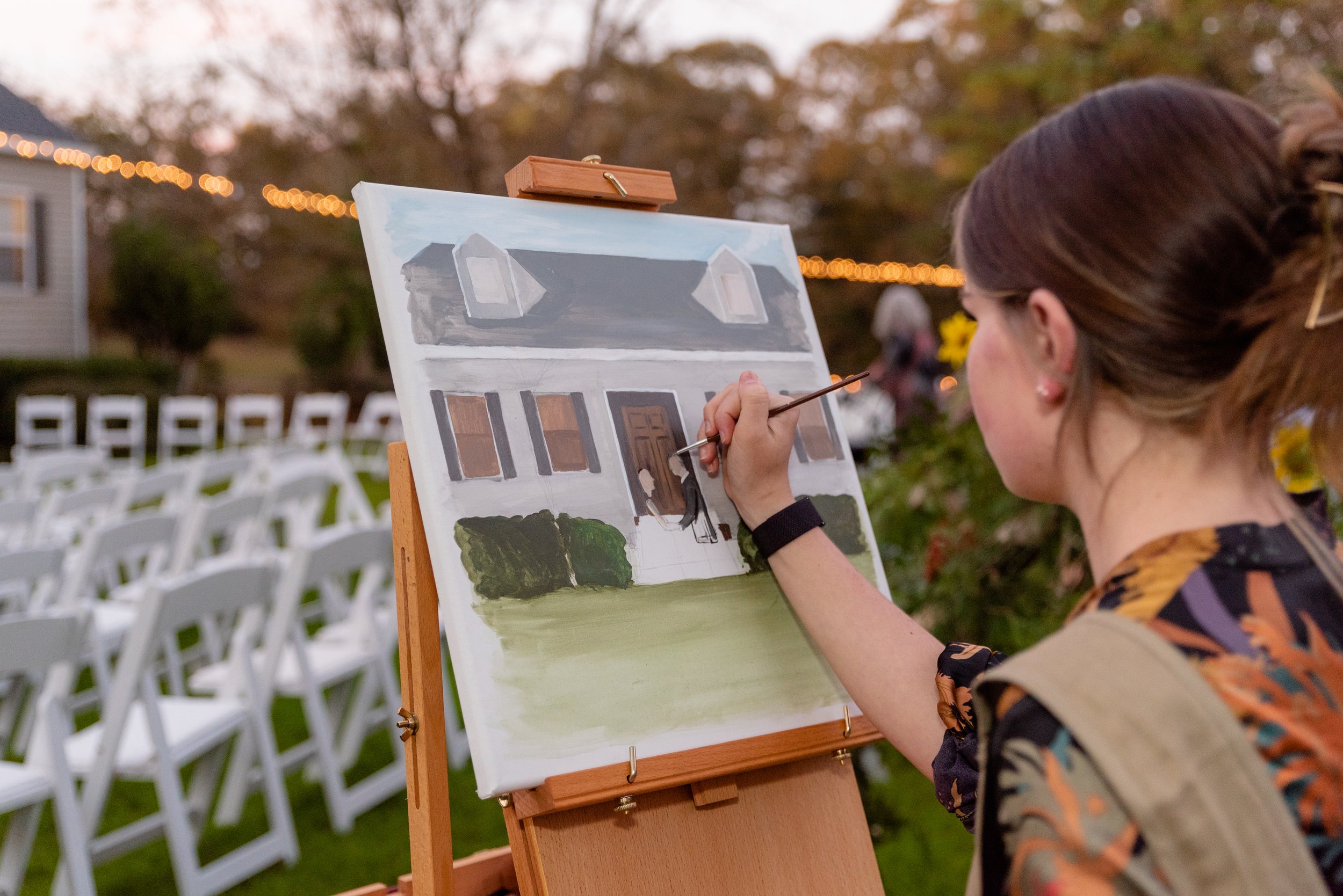 Garden Party Wedding Theme in Greenville, Alabama (AL) Photographed by Kristen Marcus Photography