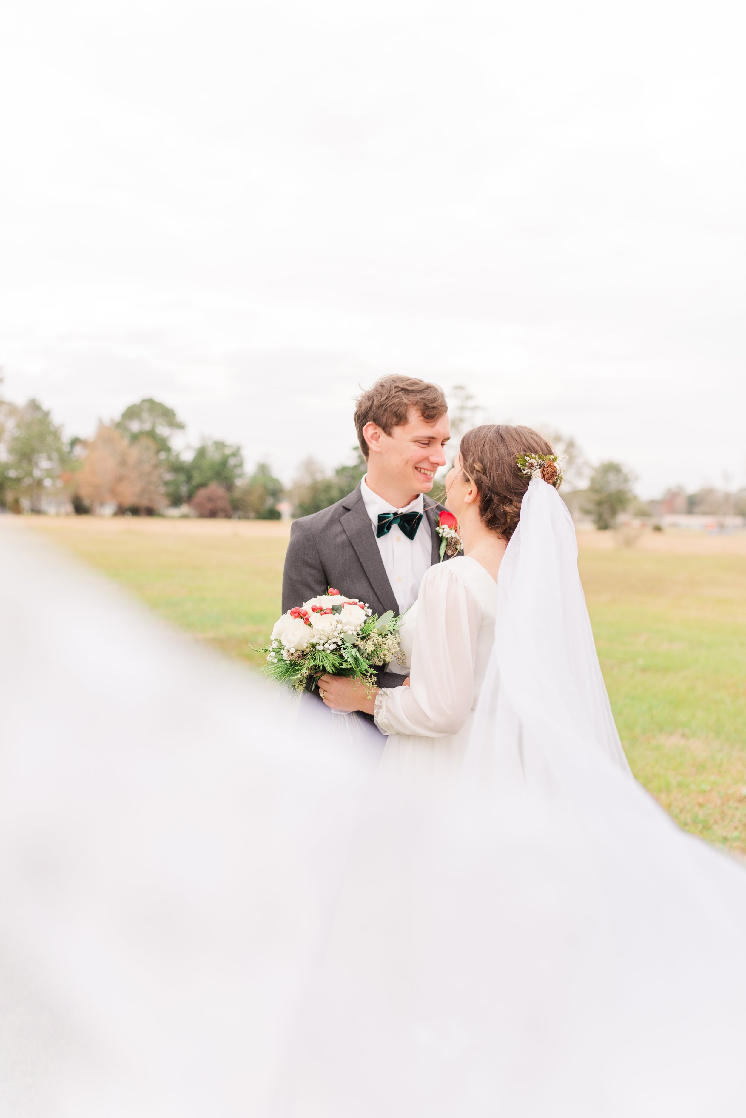Rustic Rainy Day Church and Barn Wedding | The Goodwins