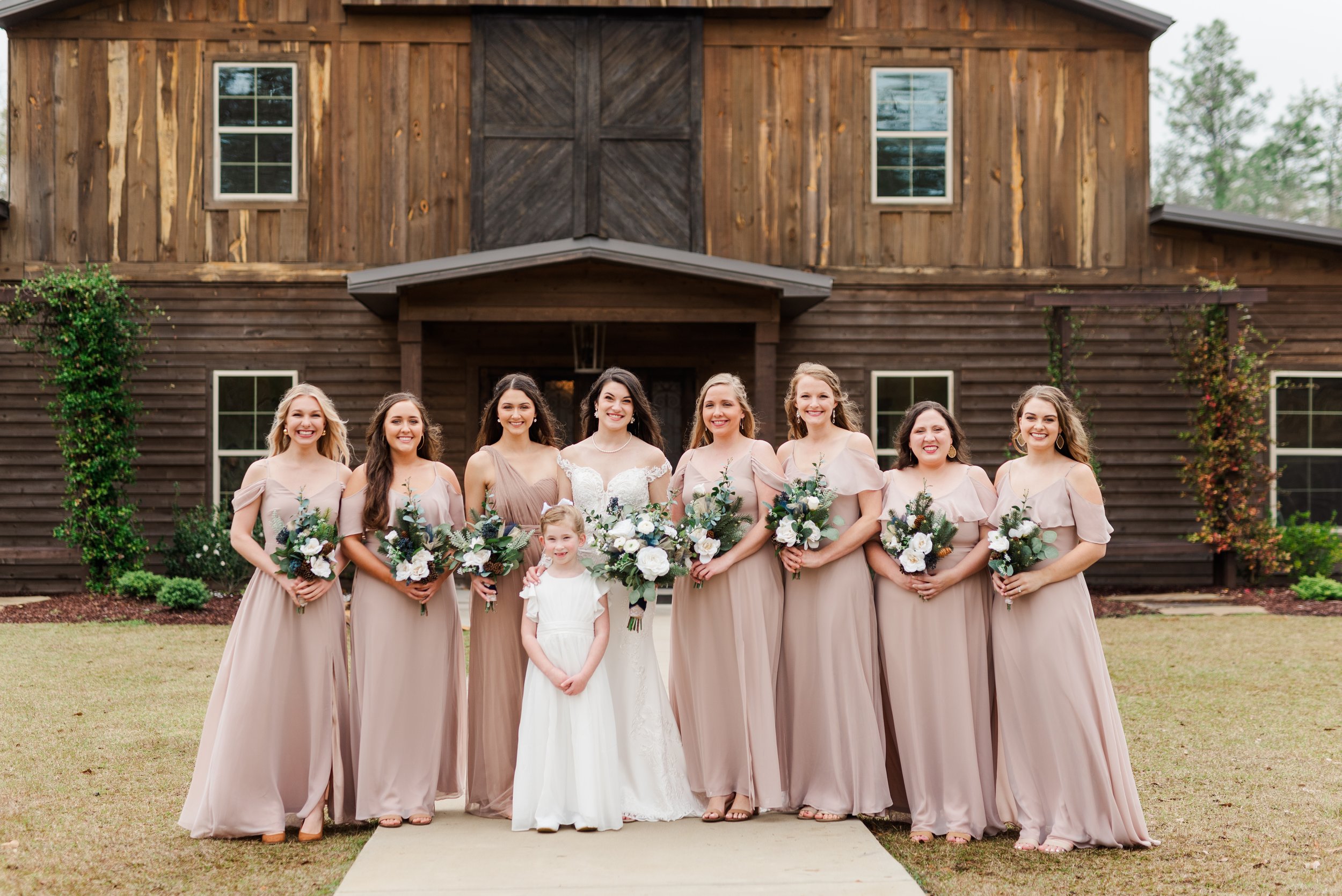 Winter Wedding at Izenstone in Spanish Fort Alabama Photographed by Kristen Marcus Photography