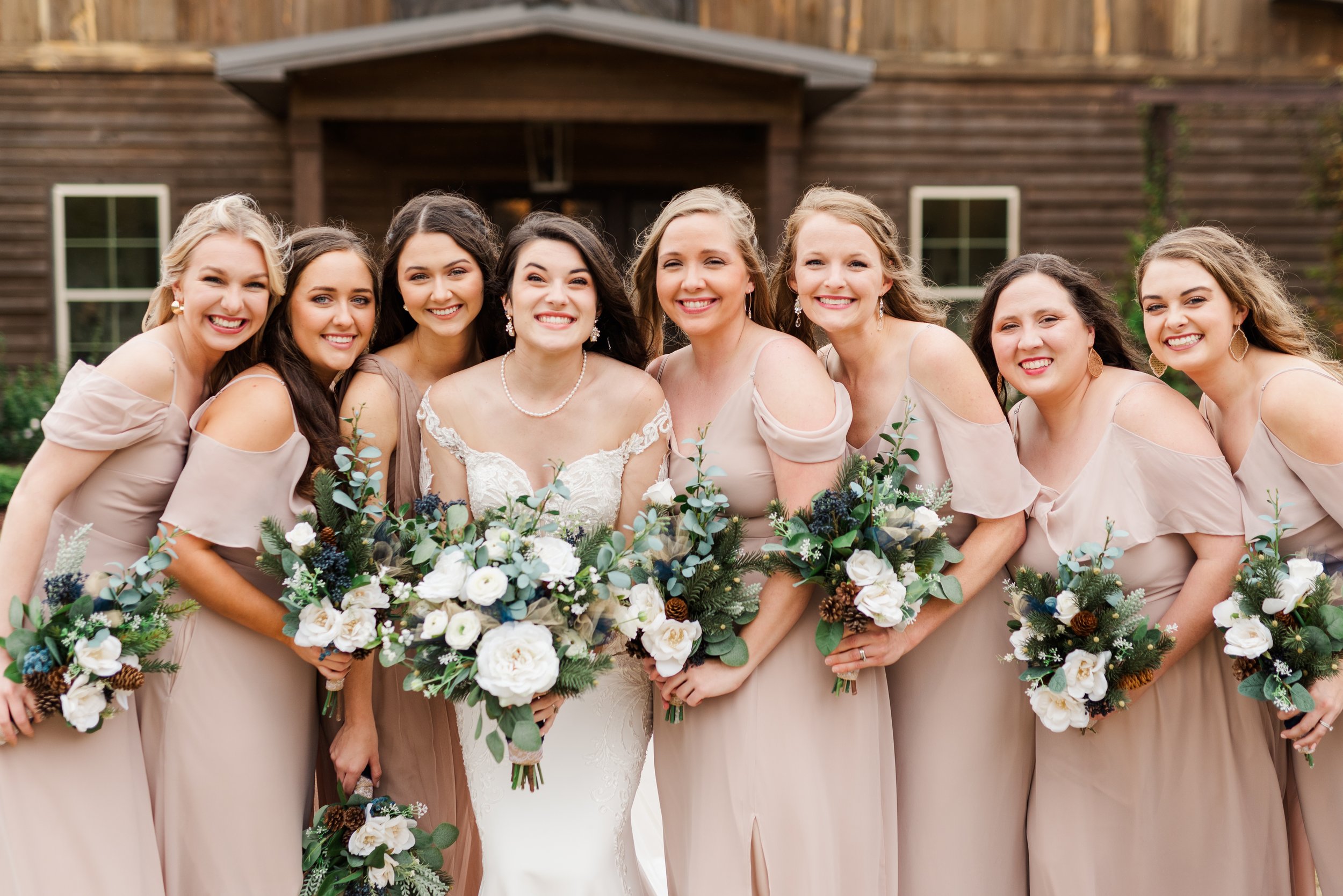 Winter Wedding at Izenstone in Spanish Fort Alabama Photographed by Kristen Marcus Photography