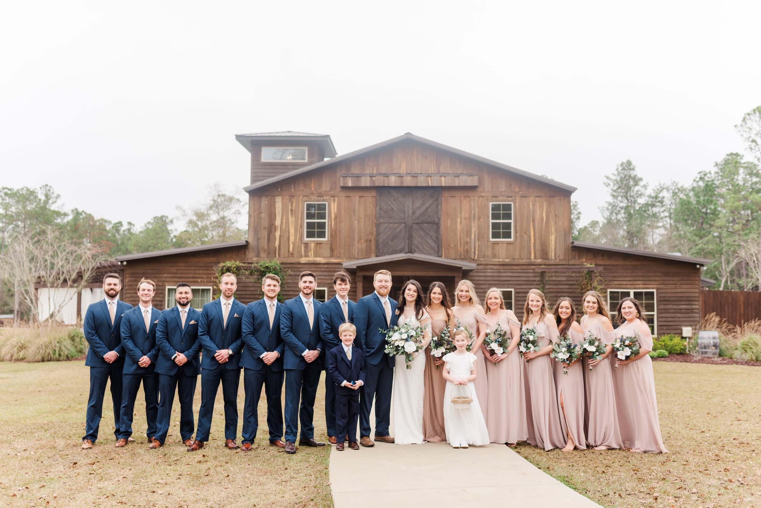 Winter Wedding at Izenstone in Spanish Fort Alabama Photographed by Kristen Marcus Photography