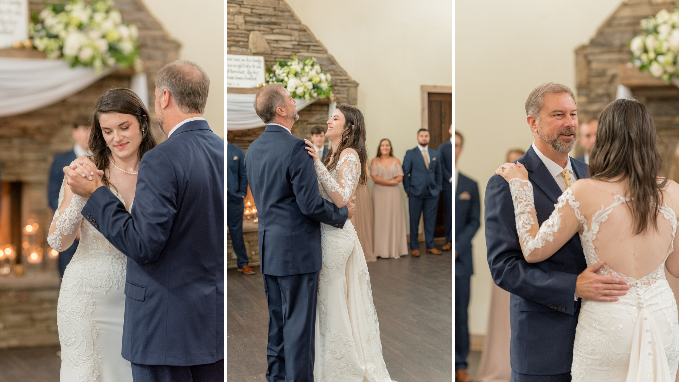 Winter Wedding at Izenstone in Spanish Fort Alabama Photographed by Kristen Marcus Photography