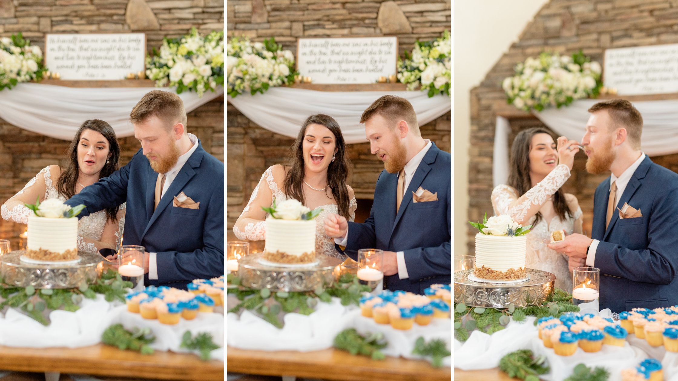 Winter Wedding at Izenstone in Spanish Fort Alabama Photographed by Kristen Marcus Photography