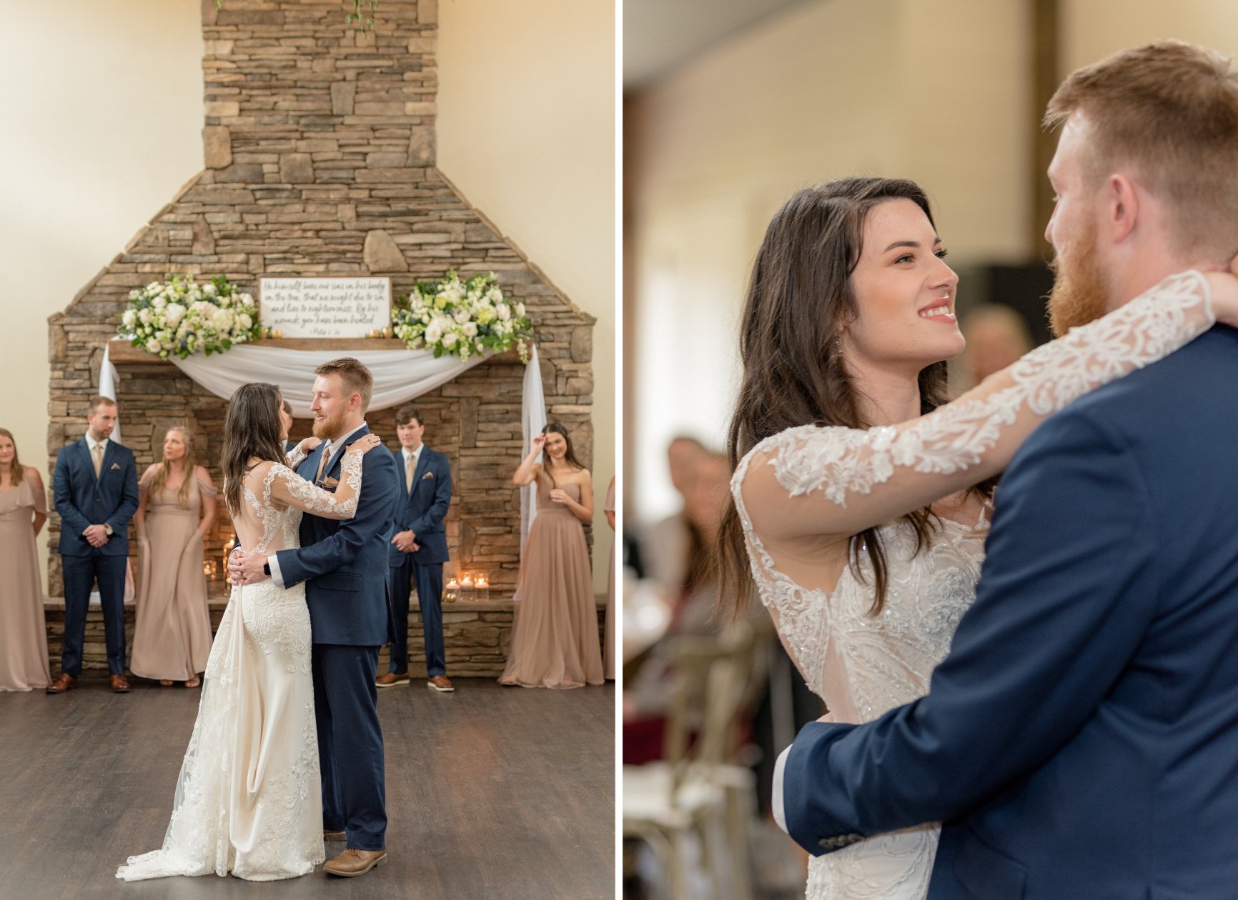 Winter Wedding at Izenstone in Spanish Fort Alabama Photographed by Kristen Marcus Photography