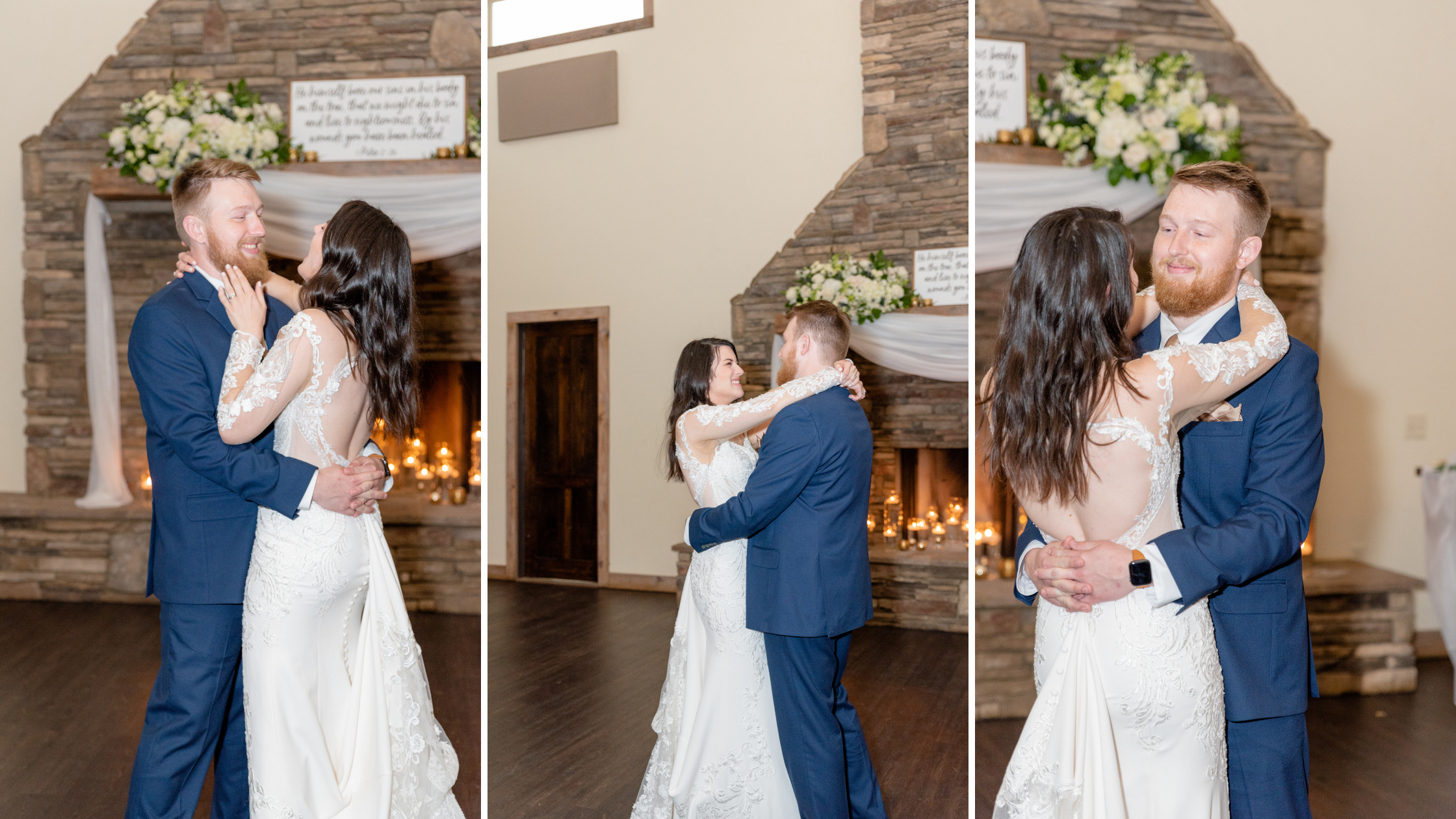 Winter Wedding at Izenstone in Spanish Fort Alabama Photographed by Kristen Marcus Photography