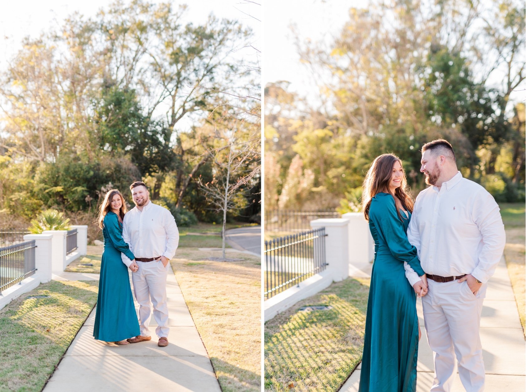 Fairhope Alabama Engagement Session | Fairhope Pier and Downtown Fairhope | Photographed by Kristen Marcus Photography