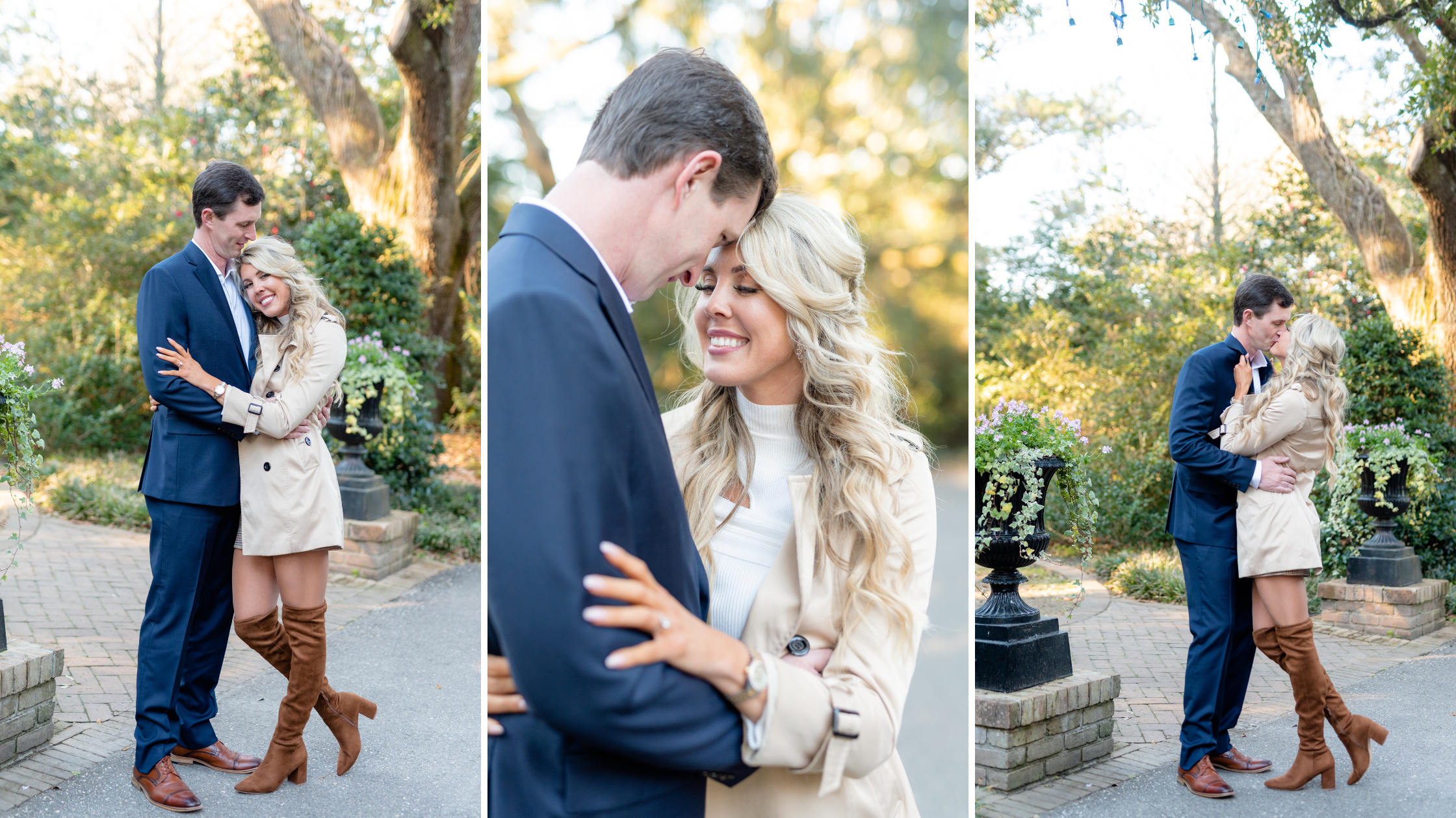 Bellingrath Gardens Engagement Session in January Photographed by Kristen Marcus Photography