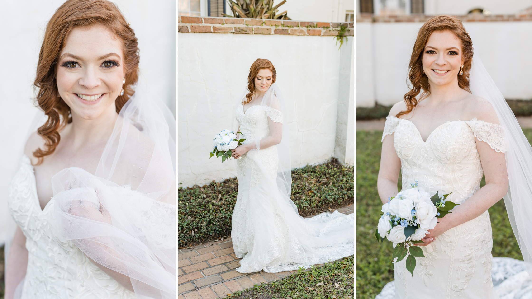 Conde Charlotte Museum Bridal Portrait Session Photographed by Kristen Marcus Photography in Downtown Mobile Alabama