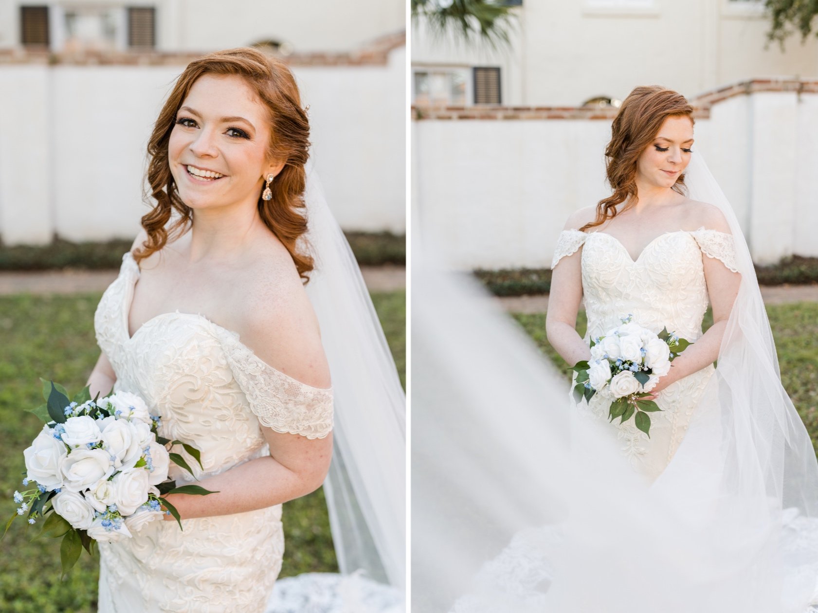 Conde Charlotte Museum Bridal Portrait Session Photographed by Kristen Marcus Photography in Downtown Mobile Alabama