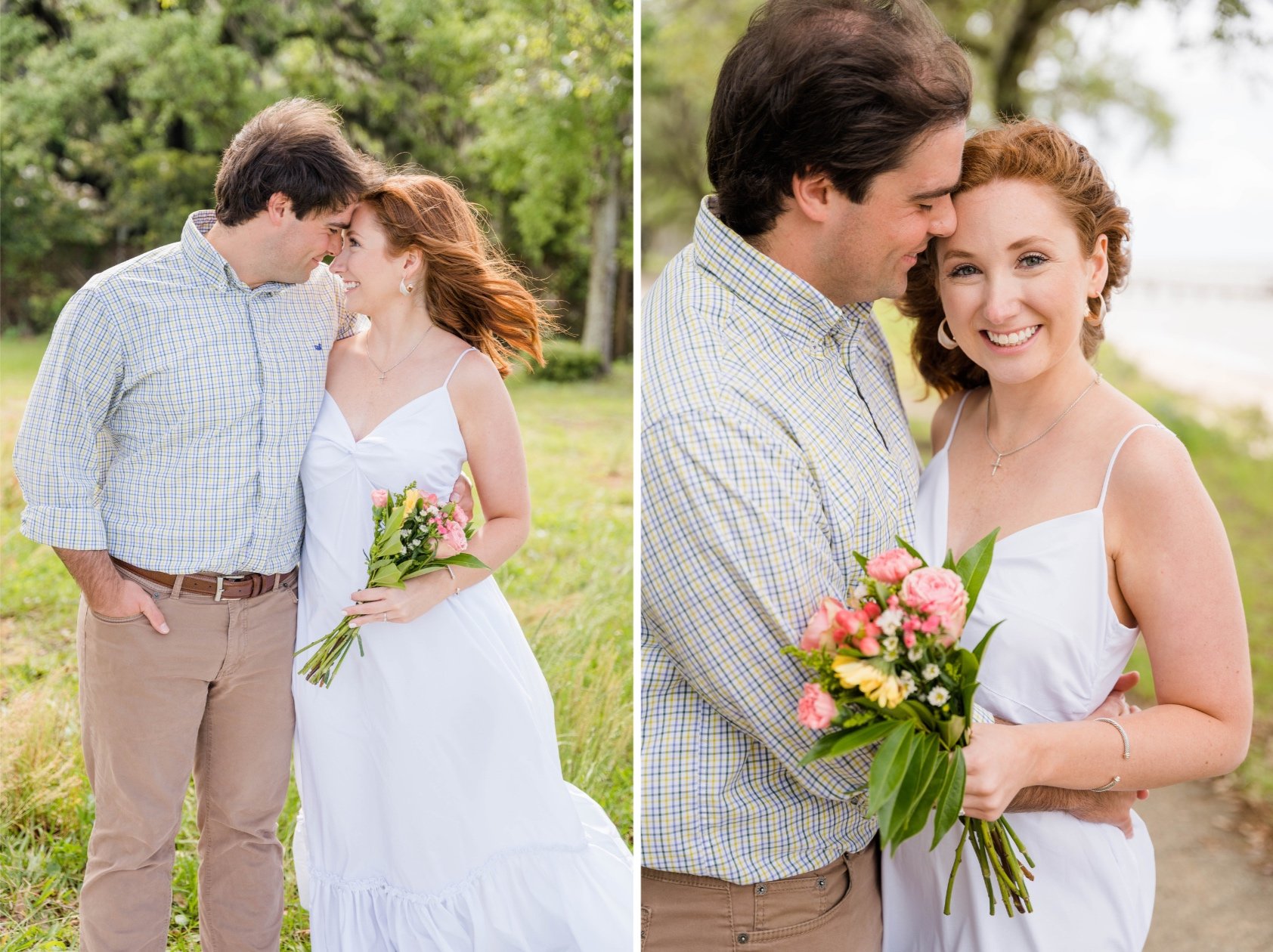 Surprise Fairhope Alabama Proposal Session Photoshoot Photographed by Kristen Marcus Photography