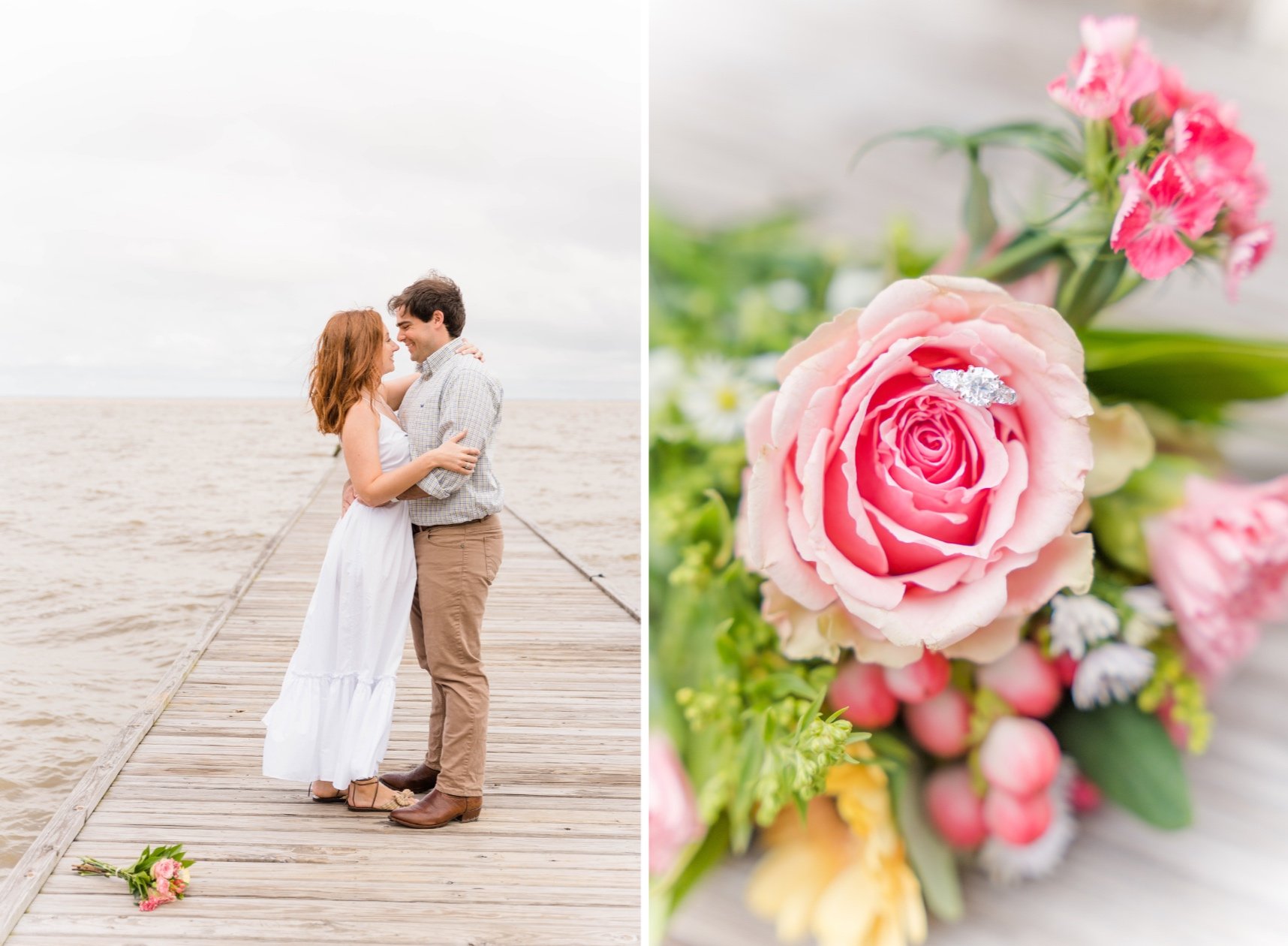 Surprise Fairhope Alabama Proposal Session Photoshoot Photographed by Kristen Marcus Photography