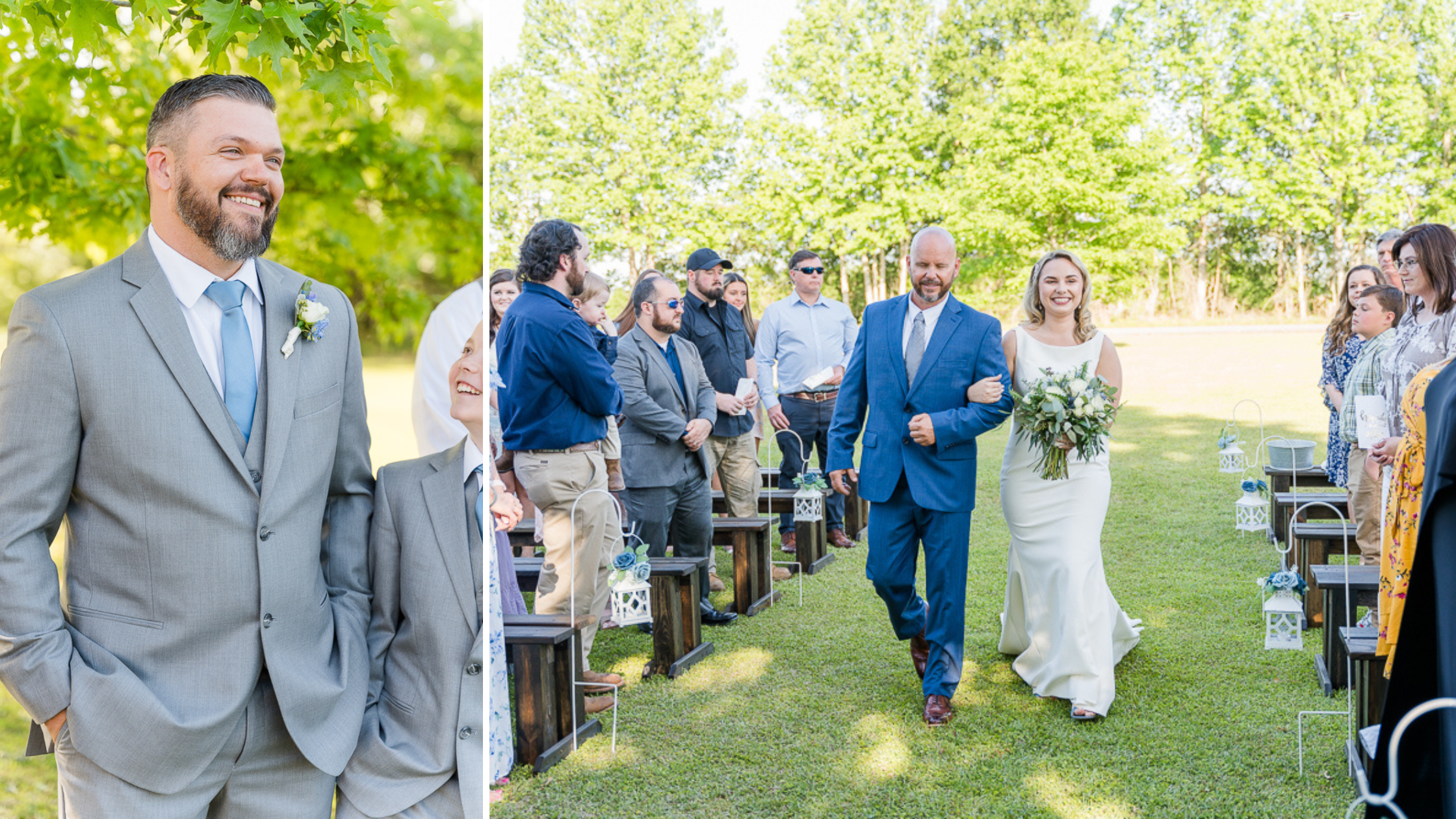 Elegant Backyard Wedding in Atmore Alabama Photography by Kristen Marcus Photography