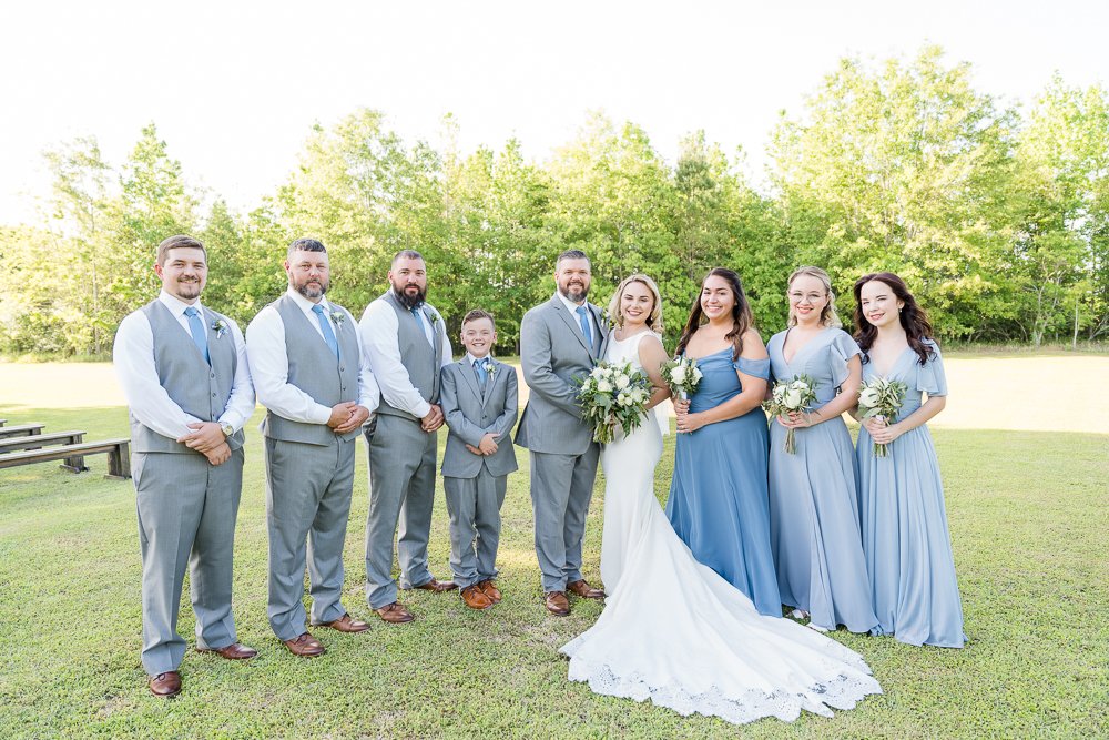 Elegant Backyard Wedding in Atmore Alabama Photography by Kristen Marcus Photography